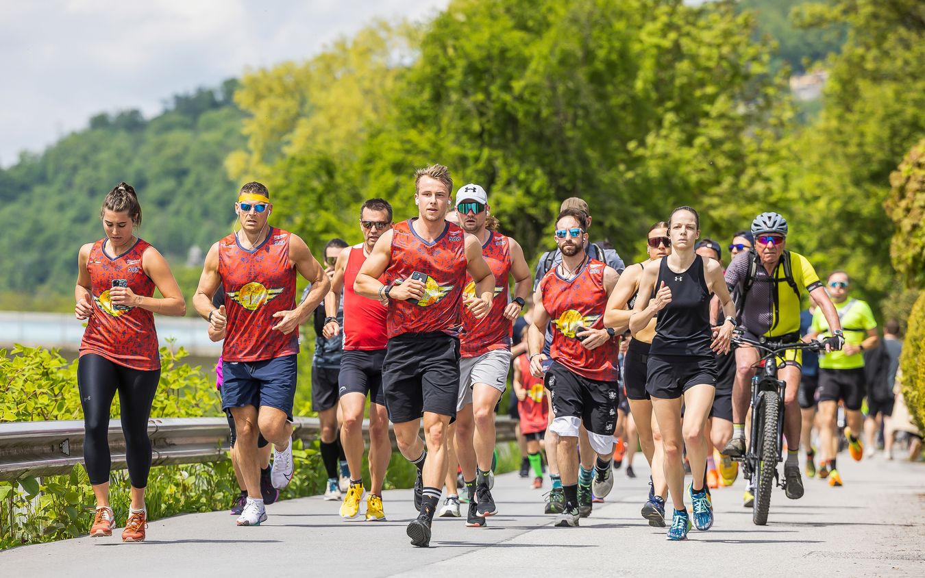Teilnehmer des Wings for Life World Run 2023.