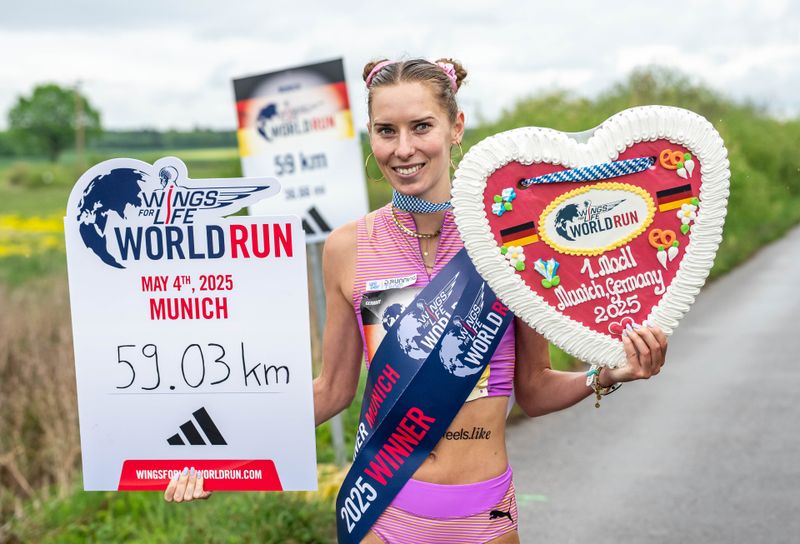 Esther Pfeiffer seen at Wings for Life World Run in Munich, Germany on 04 May, 2025.