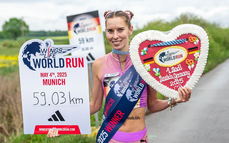 Esther Pfeiffer seen at Wings for Life World Run in Munich, Germany on 04 May, 2025.