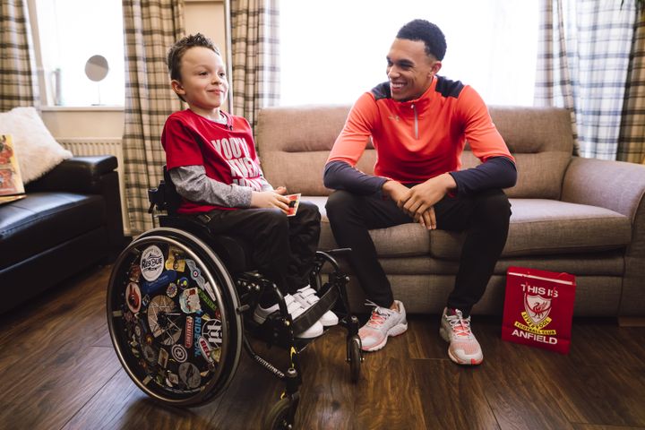 Hero image: VIDEO: FOOTBALL SUPERSTAR SURPRISES PARAPLEGIC FAN