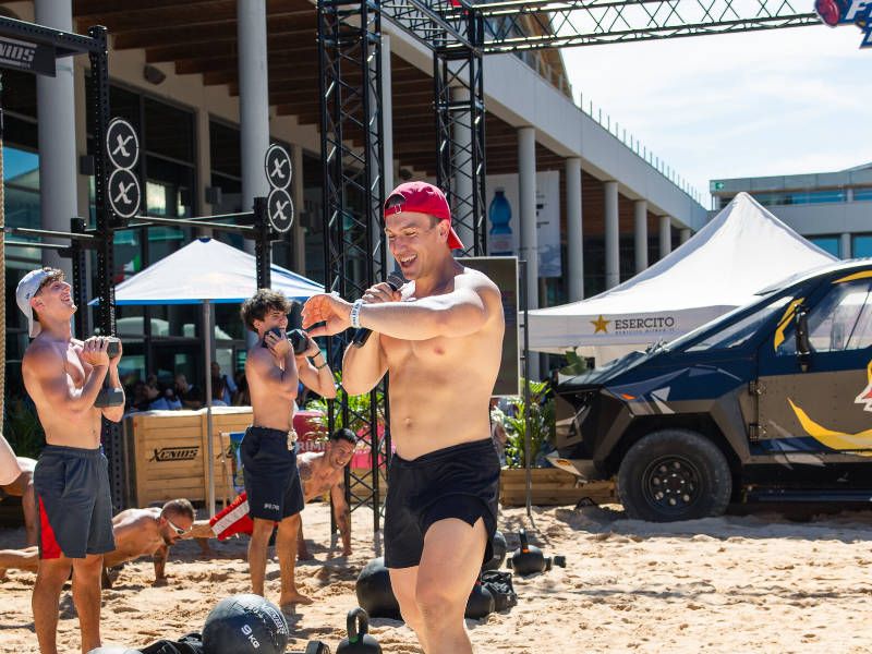 Marco Tomasin is seen during the Rimini Wellness in Rimini, Italy on May 30, 2025
