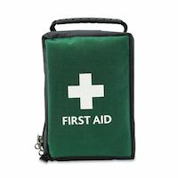 First aid kit with a soft case