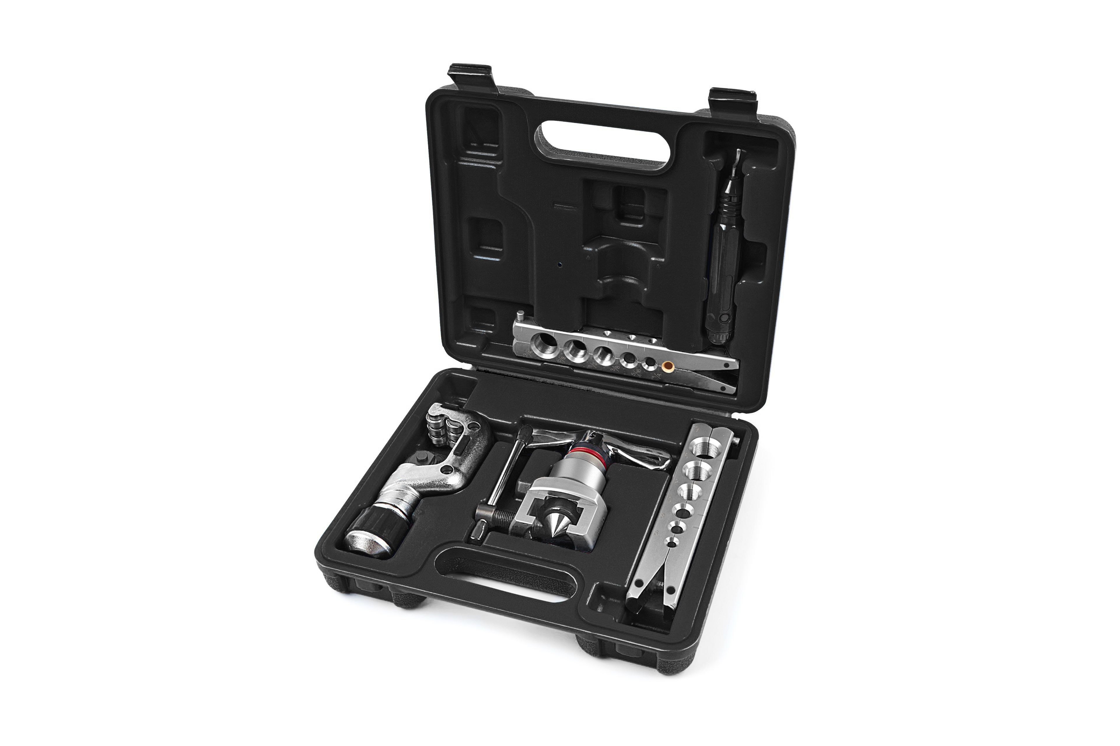 Kit D'outils De Torchage De Tuyau De Frein AB Tools - 9 Pièces, Pour Fusées Simples Et Doubles, Diamètres 3/16 à 5/8 Pouce