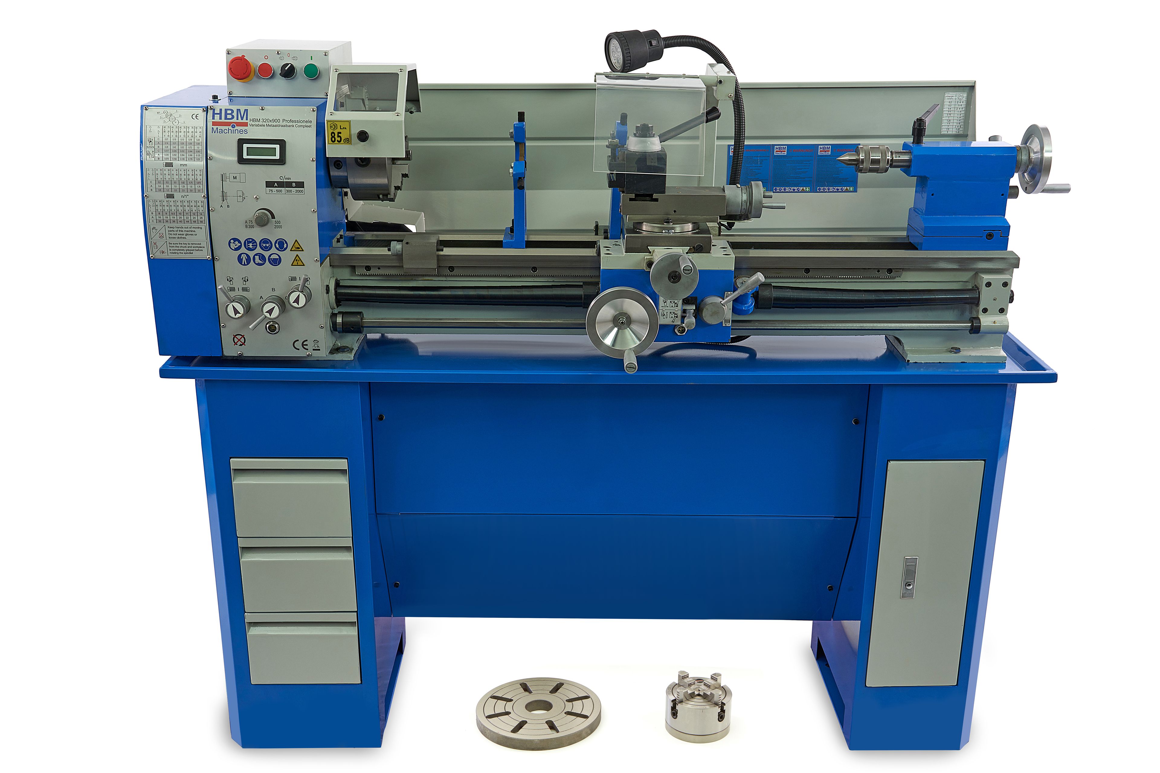 Torno metálico profesional variable HBM 32... | HBM Machines