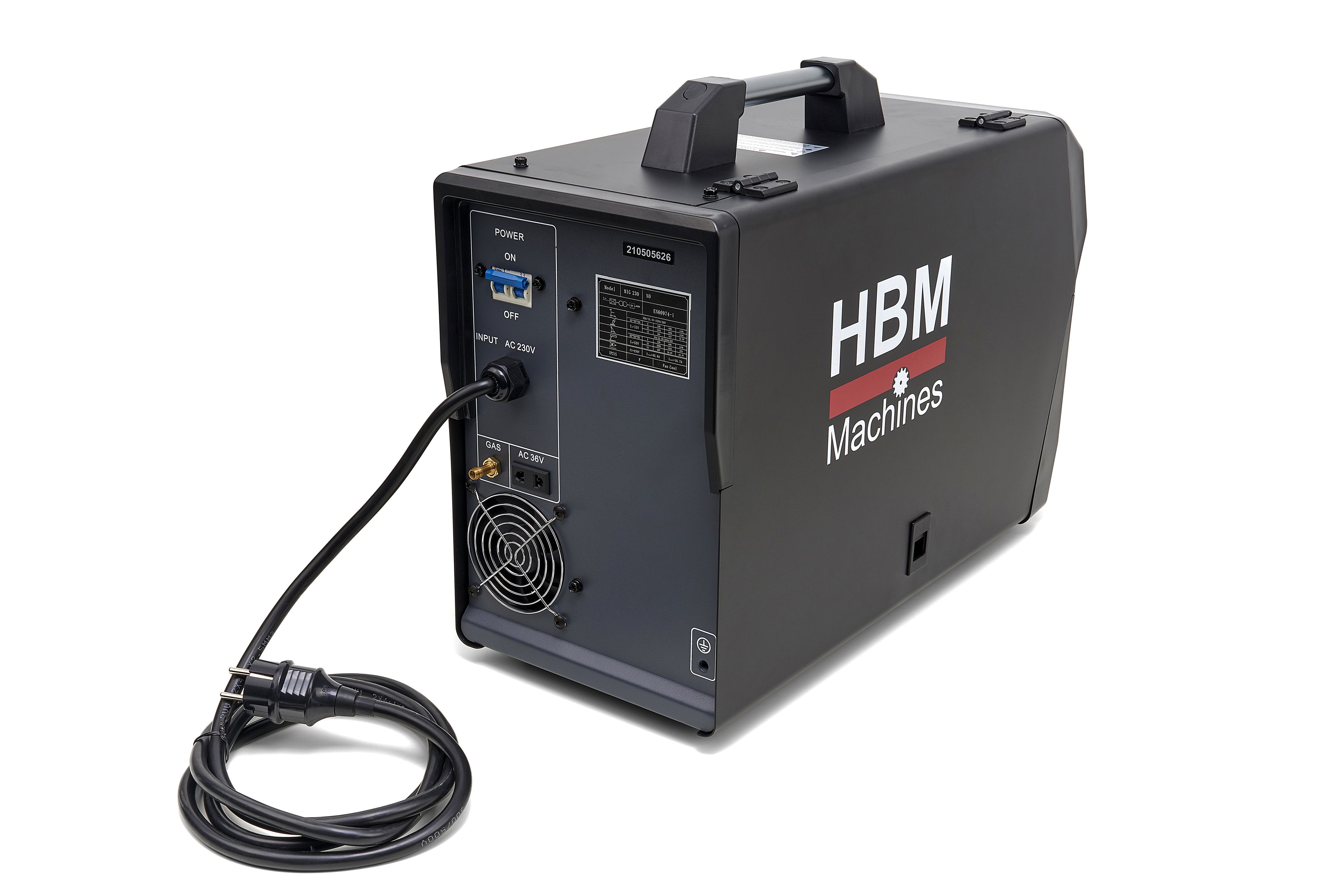 HBM 230 CI Synergic Mig Lasinverter met Di... | HBM Machines