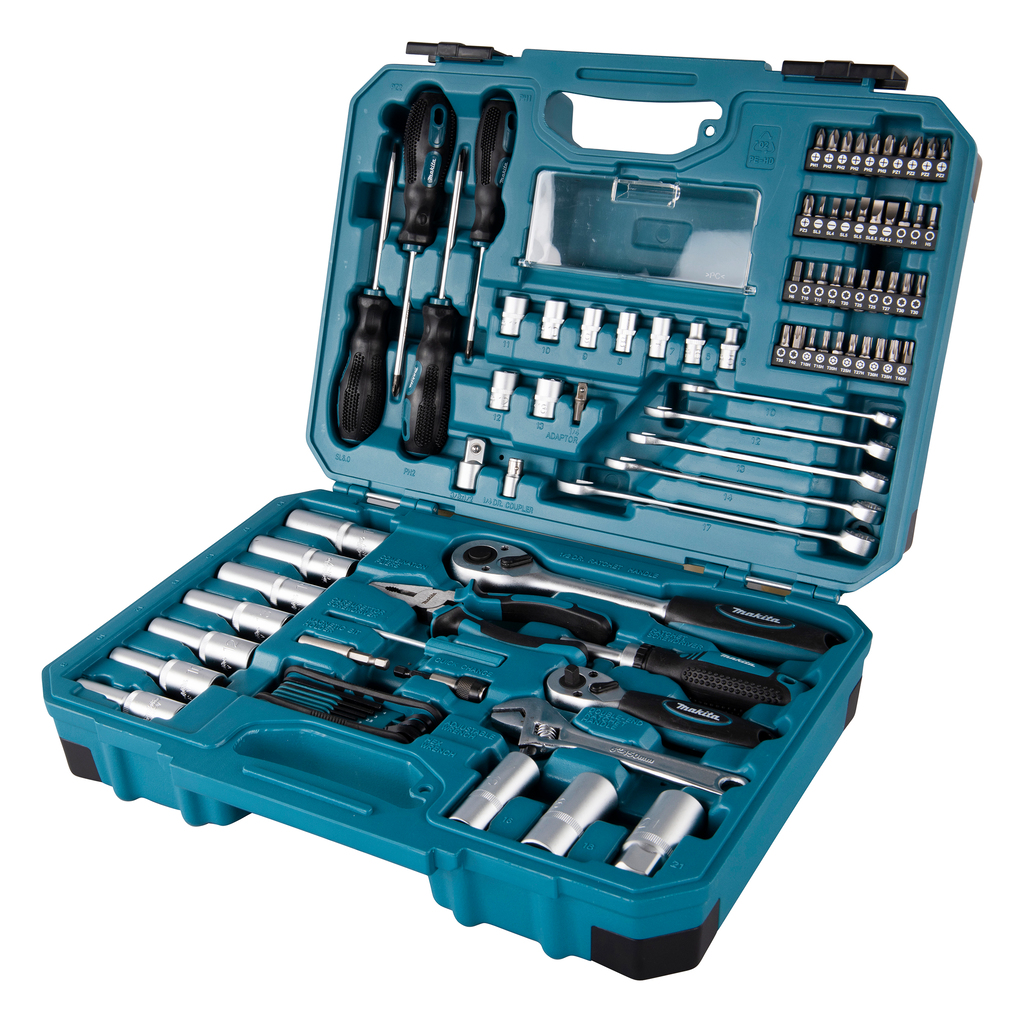 Kit Outils 87 Pièces Makita 87 Pièces E-08458 - Jeu De Clés Et Kit Outils 87 Pièces Makita 87 Pièces E-08458 - Jeu De Clés Et
