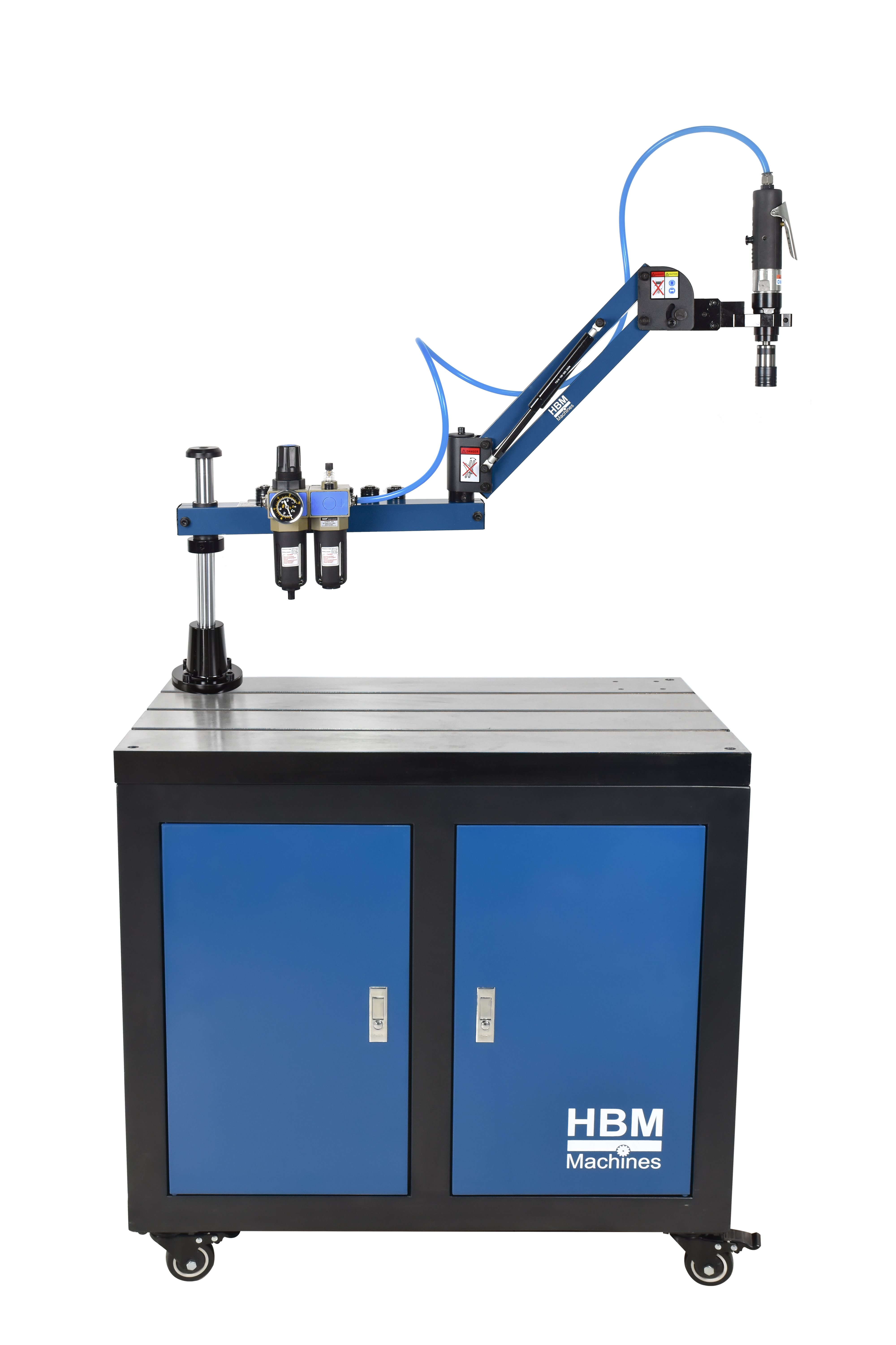 AQ-16-950 Pneumatische Gewindeschneidmaschine für M3 - M16 Gewinde mit AQ-16-950 Pneumatische Gewindeschneidmaschine für M3 - M16 Gewinde mit