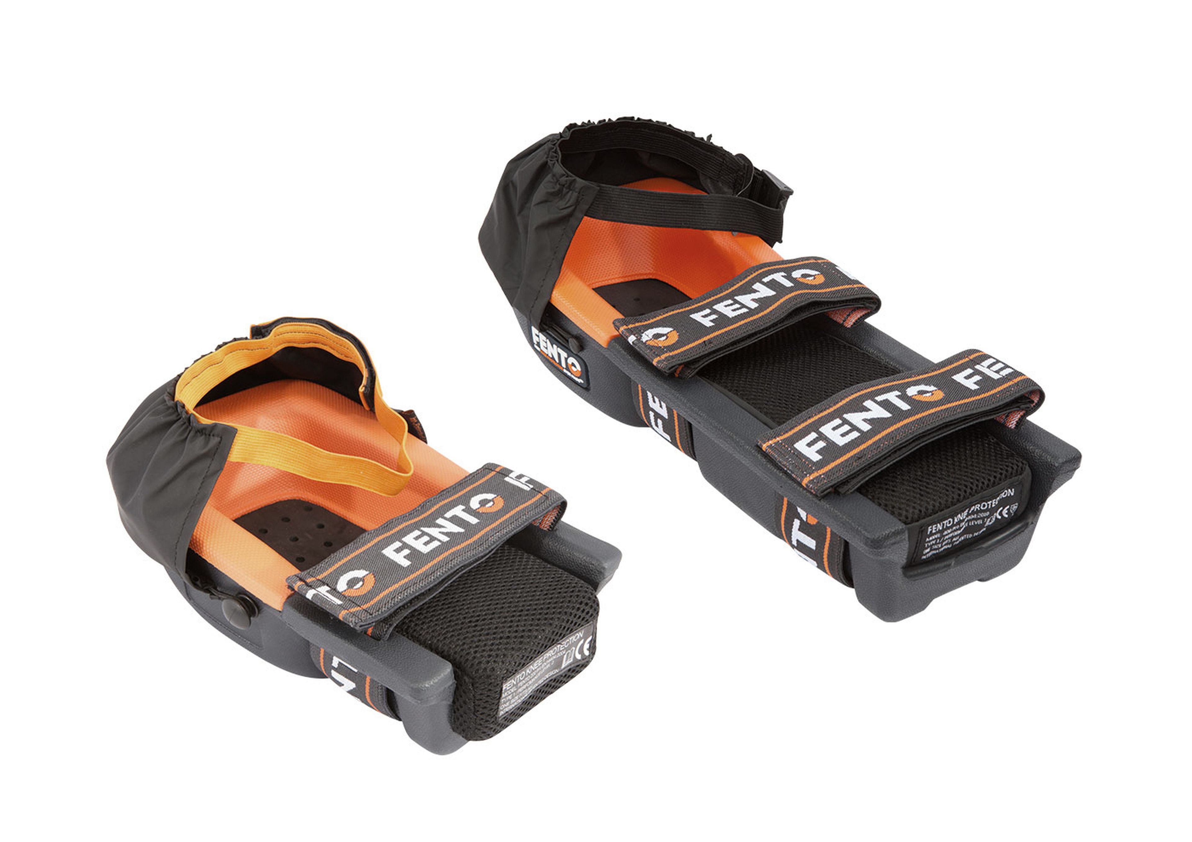 Rodilleras Nierhaus Fento Pro 200 Negras, Talla 9 - Protección Profesional Para Trabajo O Deporte