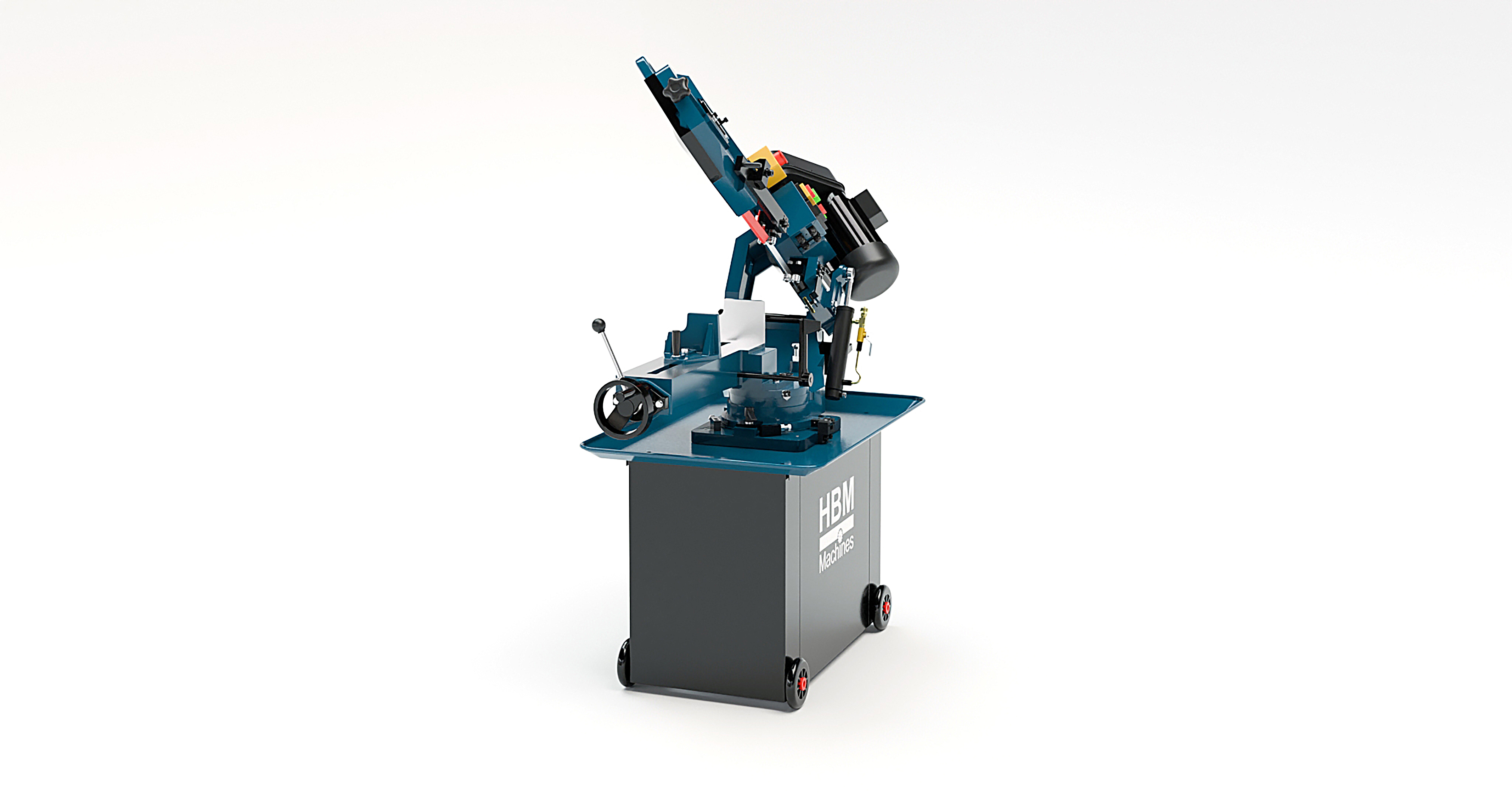 Mmnhg！！ TM 128 Metaallintzaag Bandzaagmachine Horizontaal - ToolMania