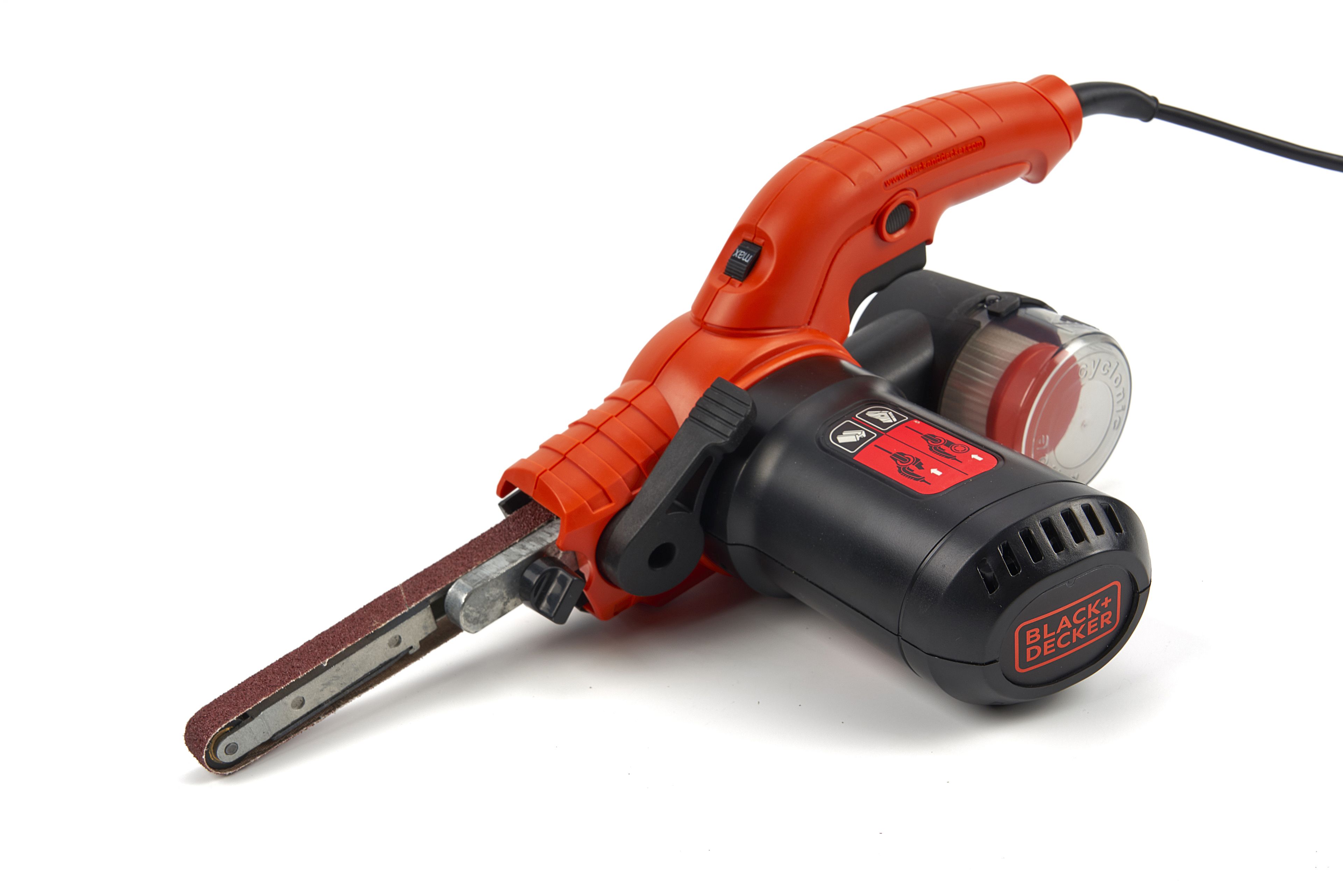 Ponceuse à Bande électrique HBM Powerfile 260 W - Vitesse Réglable, Bande 13x457 Mm