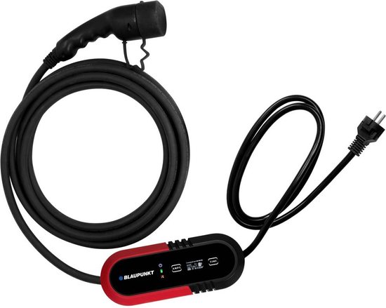 Blaupunkt mobile Elektroauto-Ladestation, Typ 2 16 A, 3700 Watt