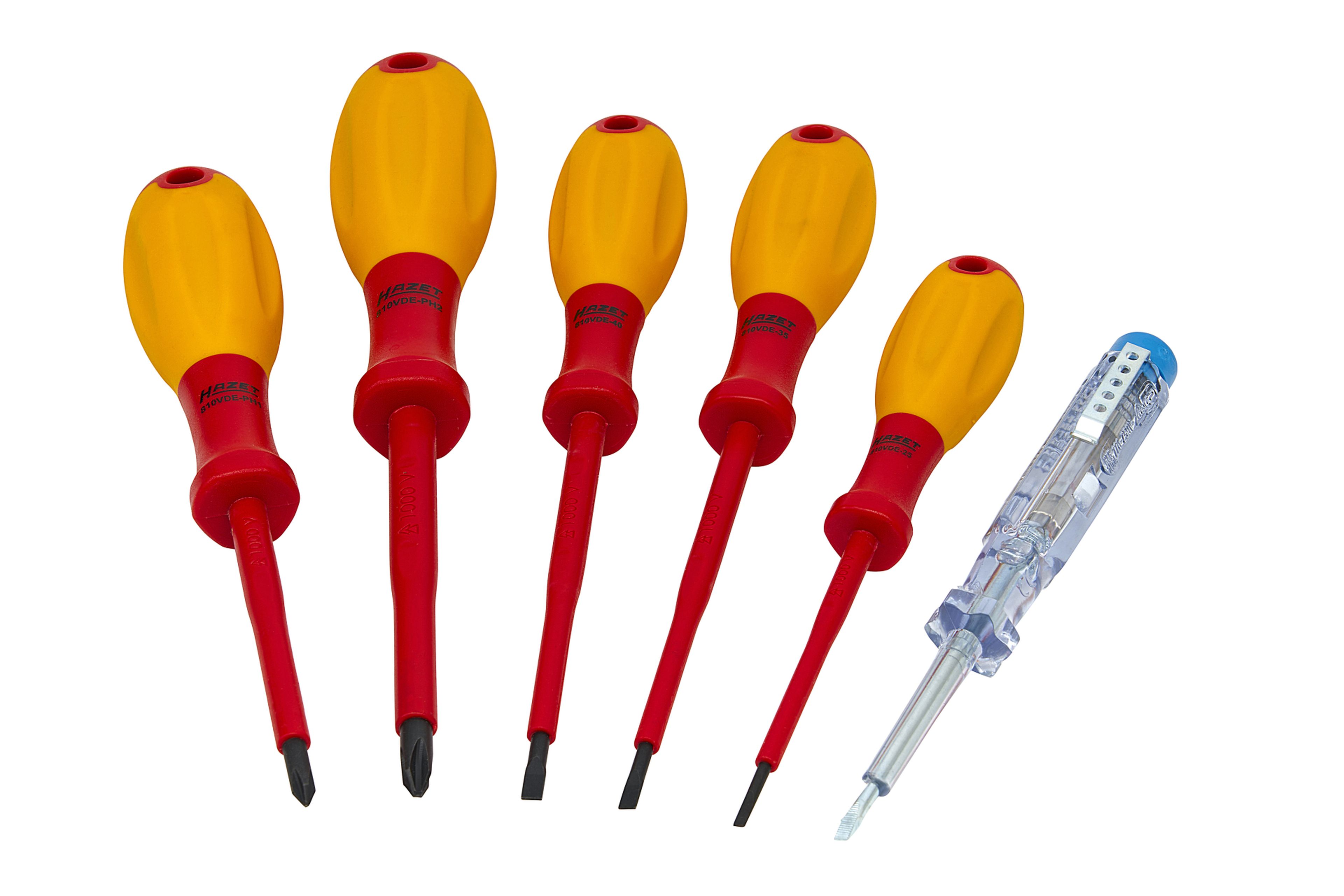 Coffret De Tournevis Wera 160 I/165 I/7 Rack VDE Jeu De Tournevis 7 Pièces Vis à Fente, Vis