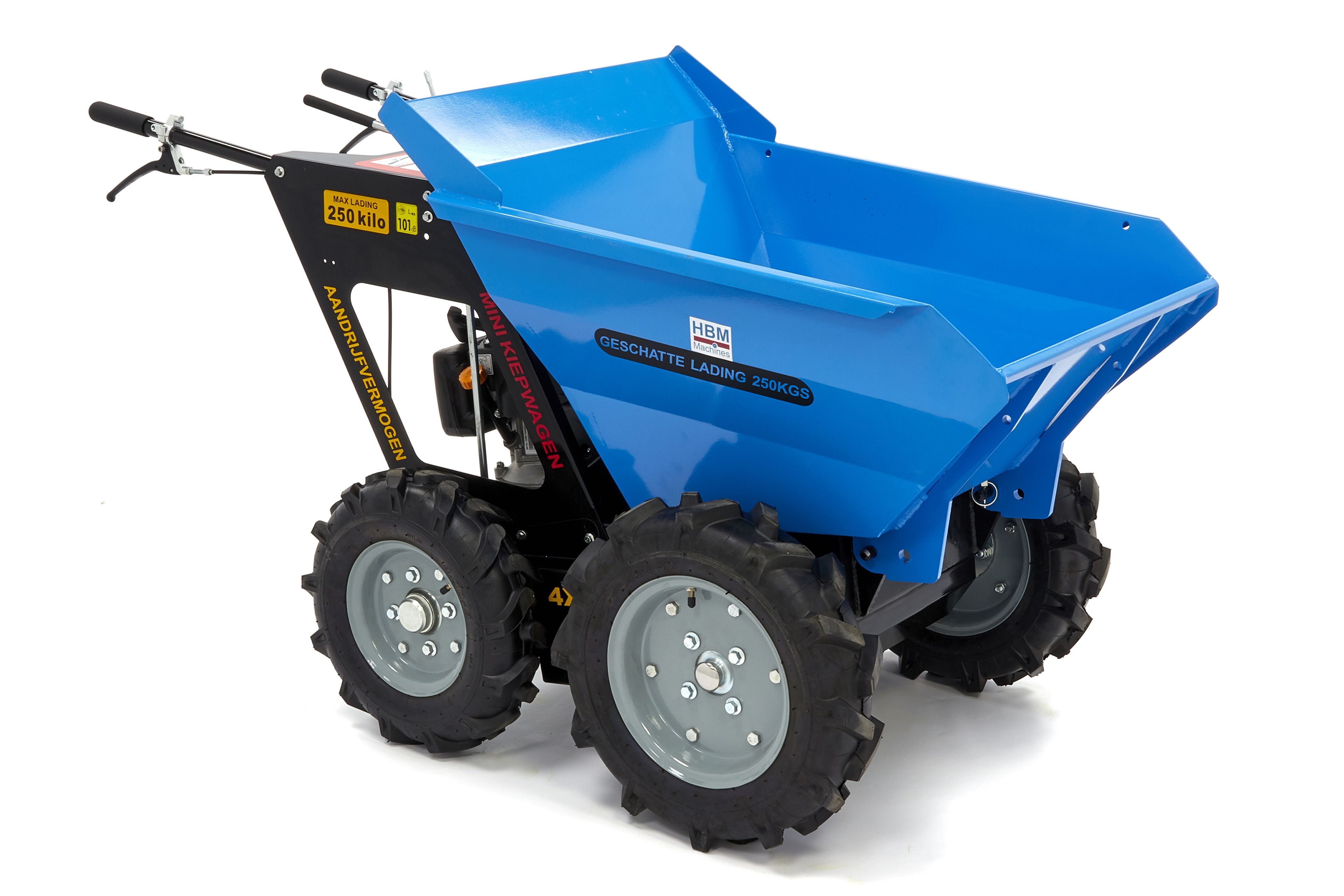 HBM 250 KG Mini Dumper met Kiepbak 5.5 PK ... | HBM Machines