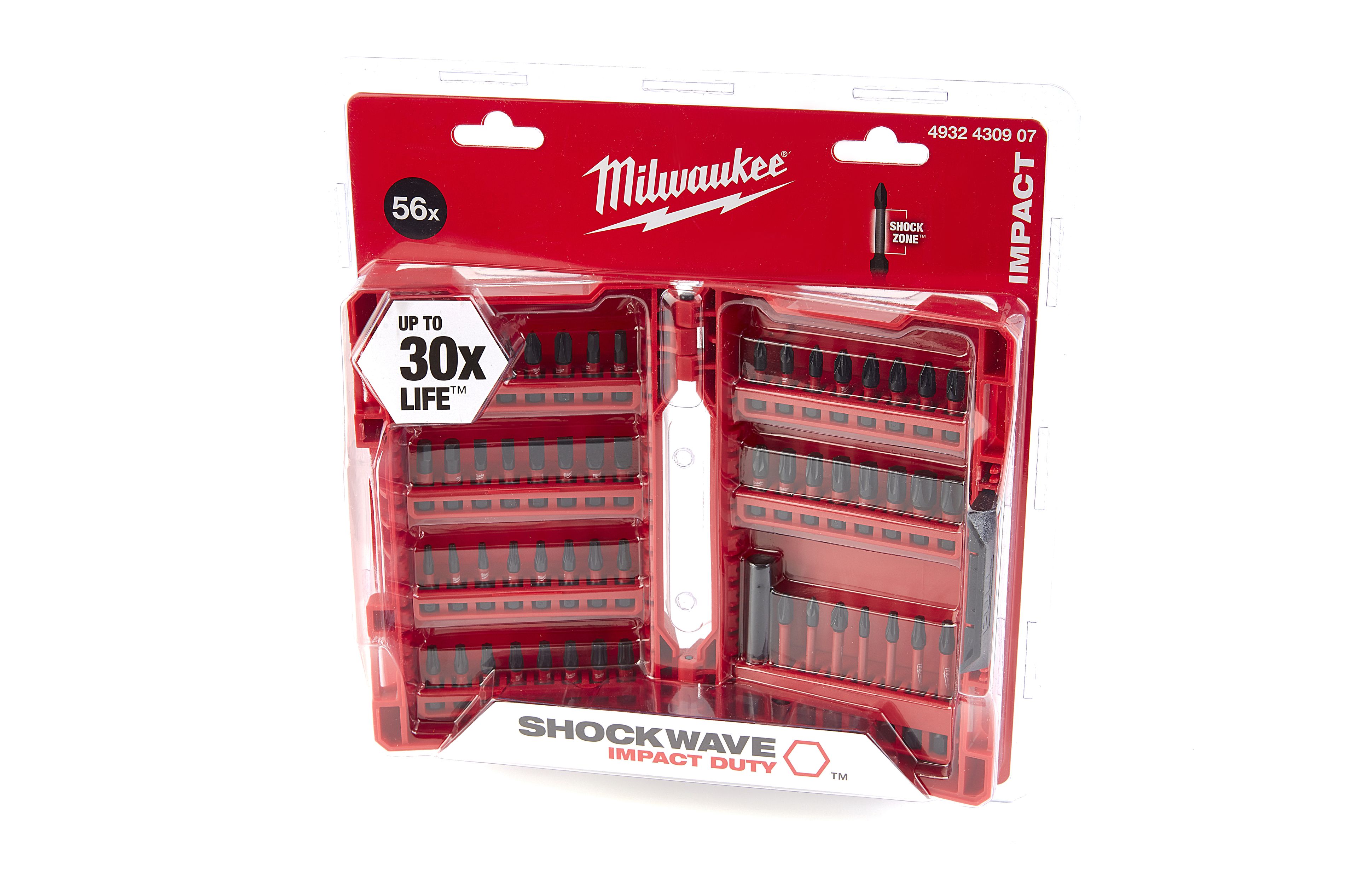 Milwaukee Zubehör Shockwave 56er Pack Impact Duty Bit Set