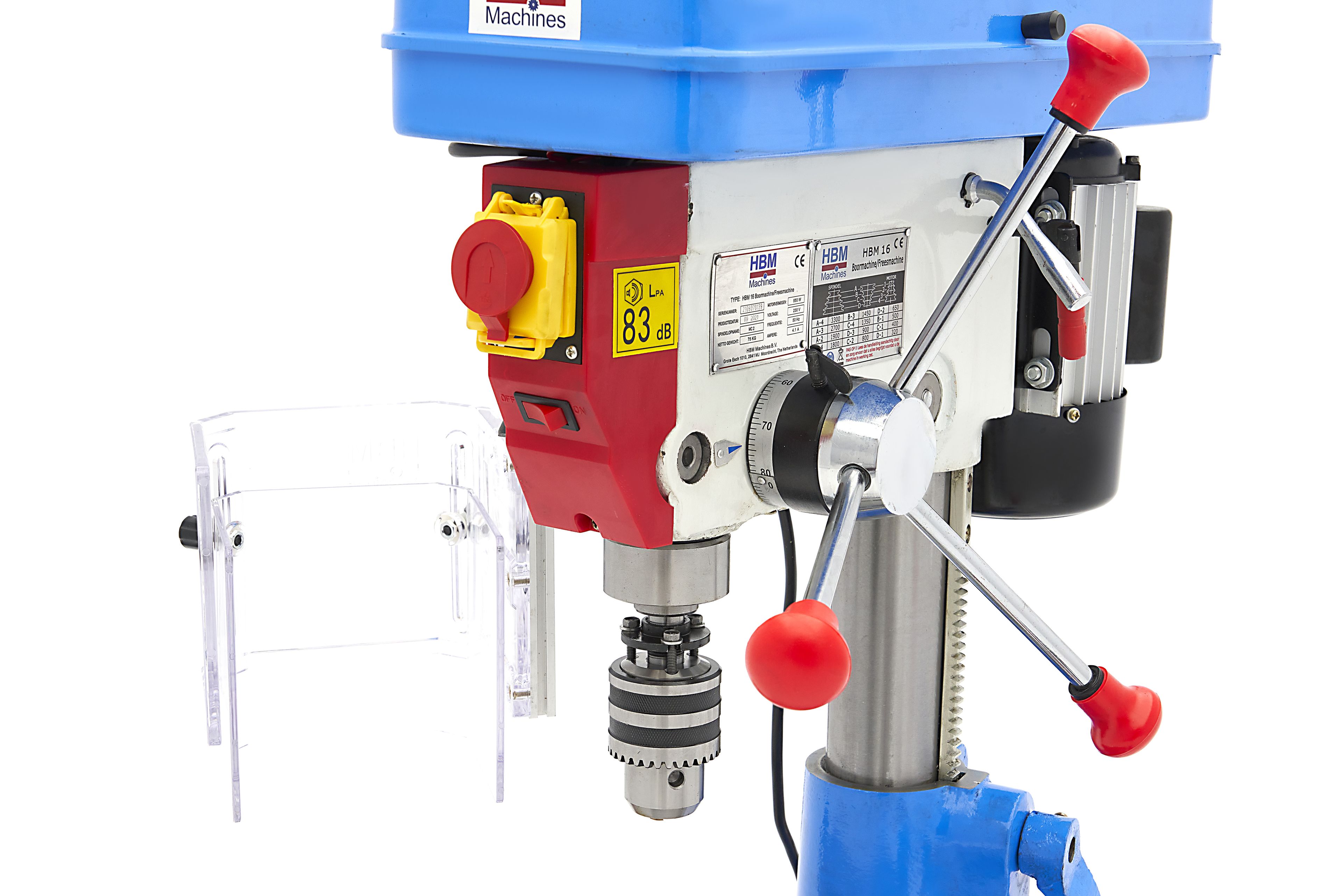 Fraiseuse CNC Avec Vis D'alimentation Et échelle De Cadran En Métal