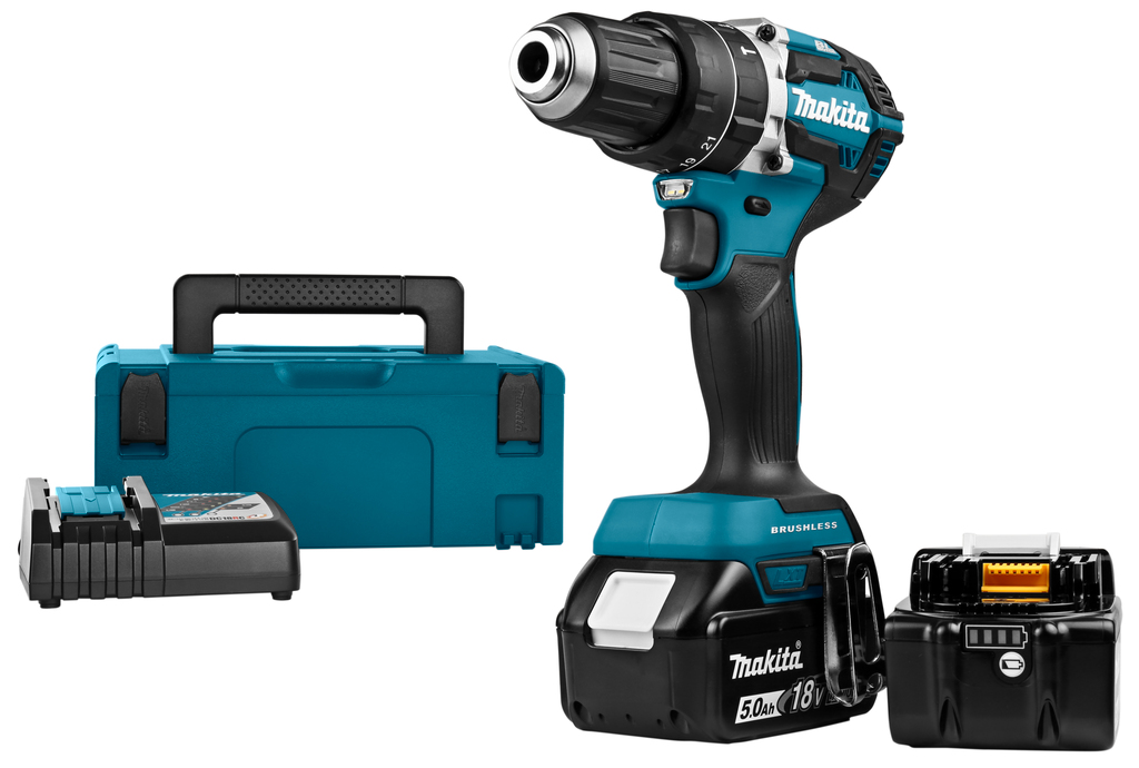 Makita Schlagbohr-/Schraubmaschine 18 Volt DHP484RTJ