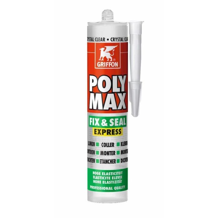 Griffon Poly Max Fix & Seal Express 300 gr Crystal Clear