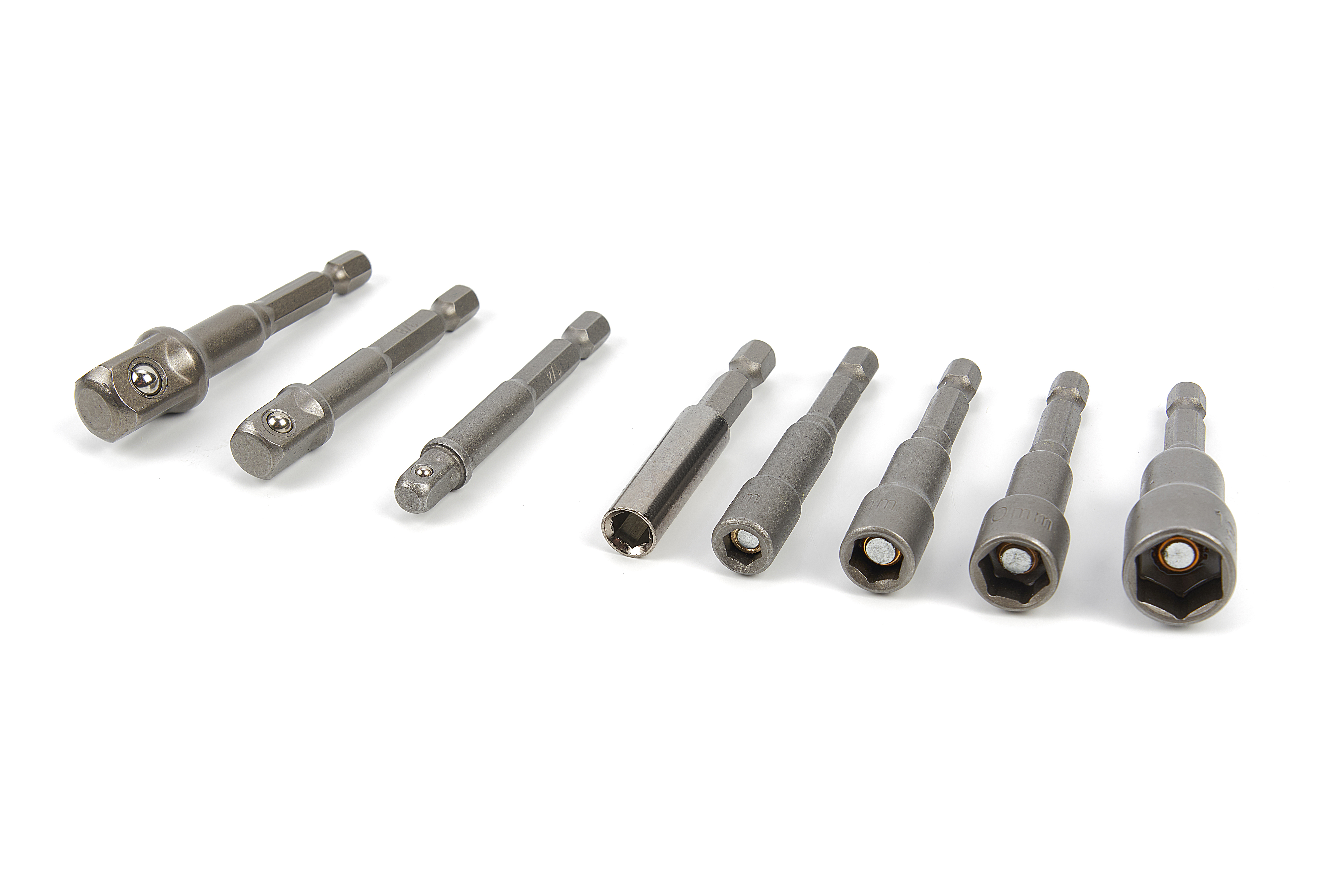 Steckschlüssel Bit Adapter Set - 3-teilig 1/4\" 3/8\" 1/2\" Für Bohrer & Ratschen