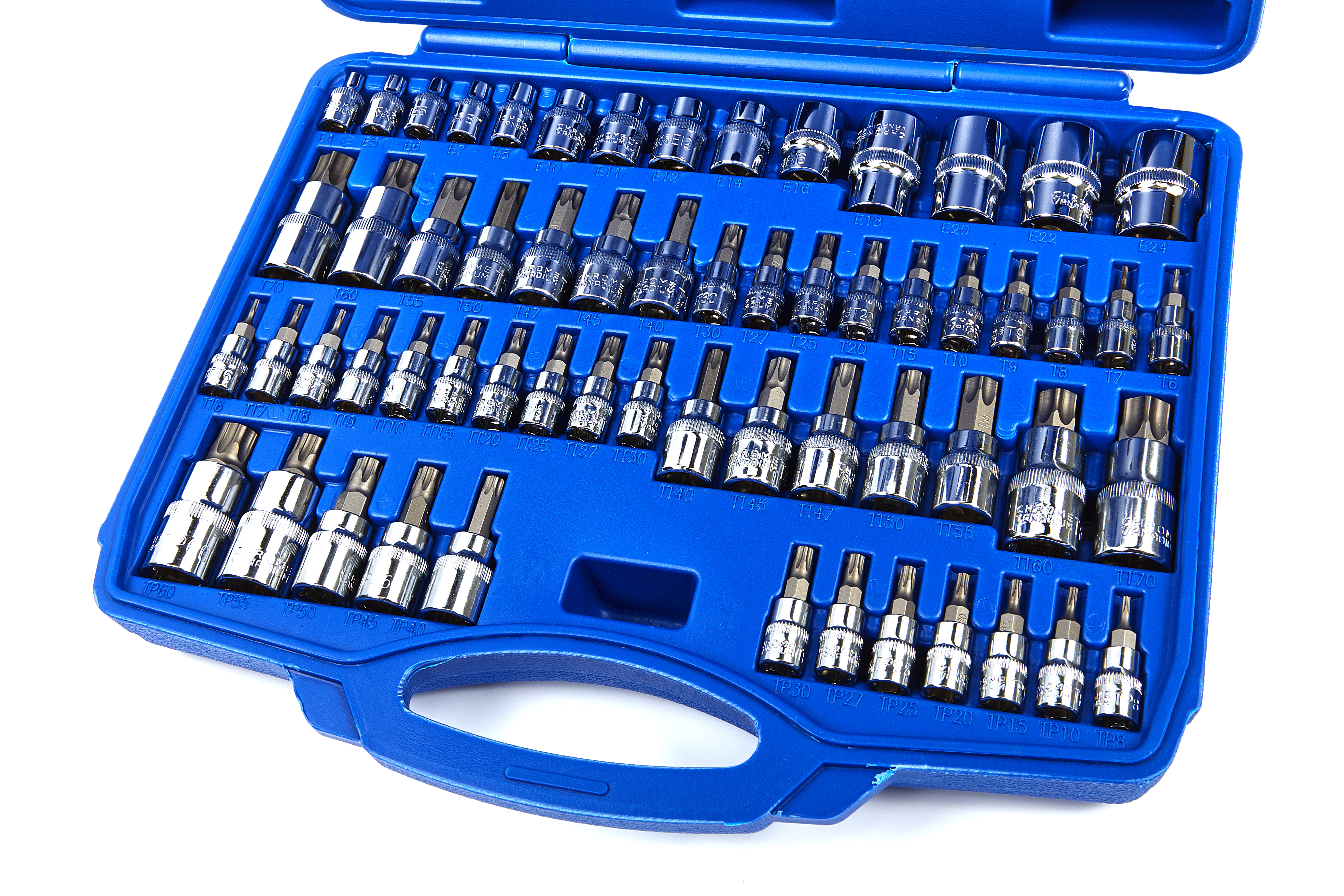 OTC 7-teiliger Torx-Steckschlüsselsatz – Für E6 Bis E16, Mit 1/4" & 3/8" Antrieb, Für Handwerkzeuge