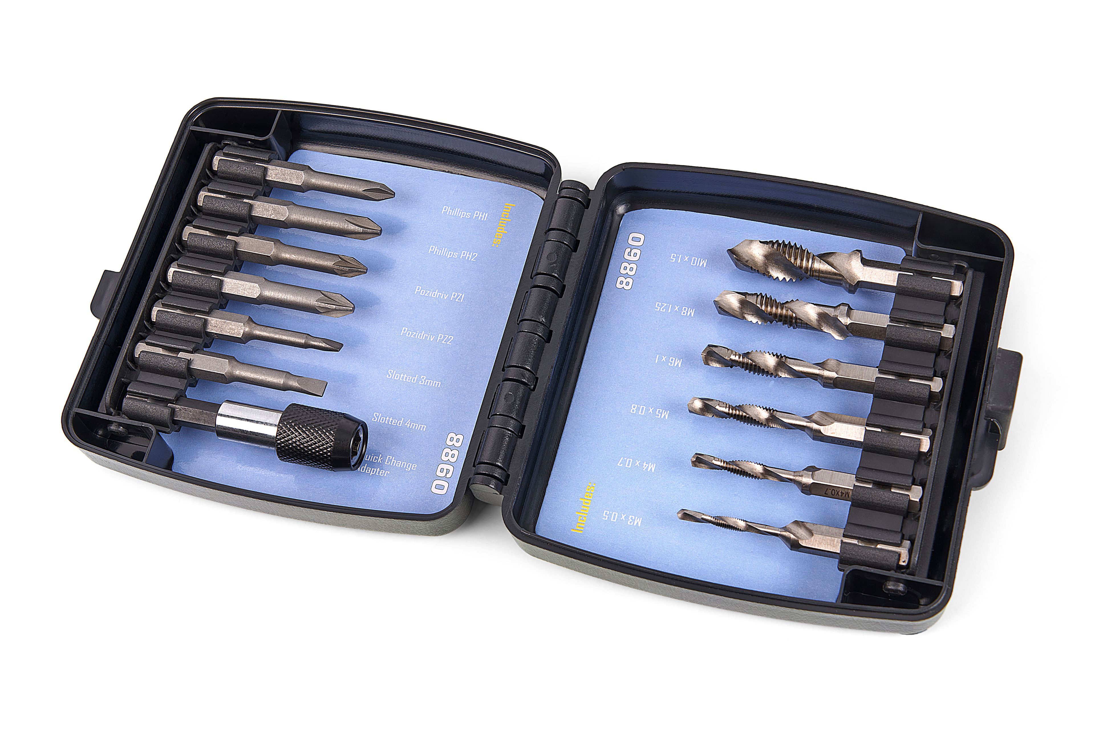 Tarauds Et Embouts 5/16-24 UNF 2B - Set Fraisage Avec Foret M35 6,8mm, Neuf