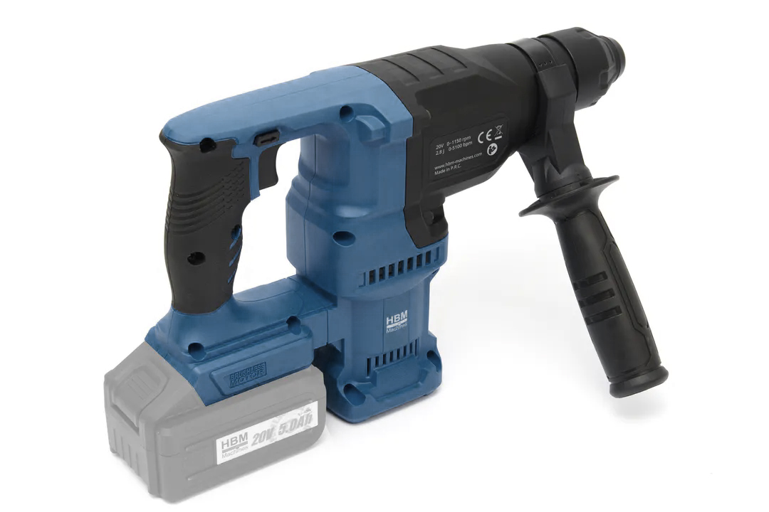 Vonroc Accu Boorhamer 20v - 2.0ah | Incl. 2 Accu's En Snellader
