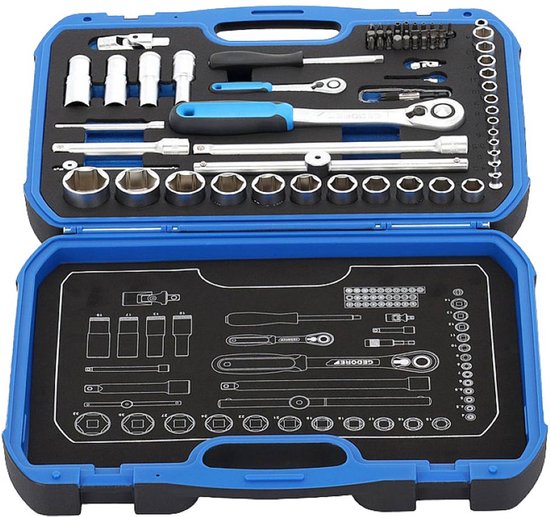 Eklind Klapp-Inbusschlüssel Set – 7 Metrische Größen (1,5–6 Mm) In Einem Griff