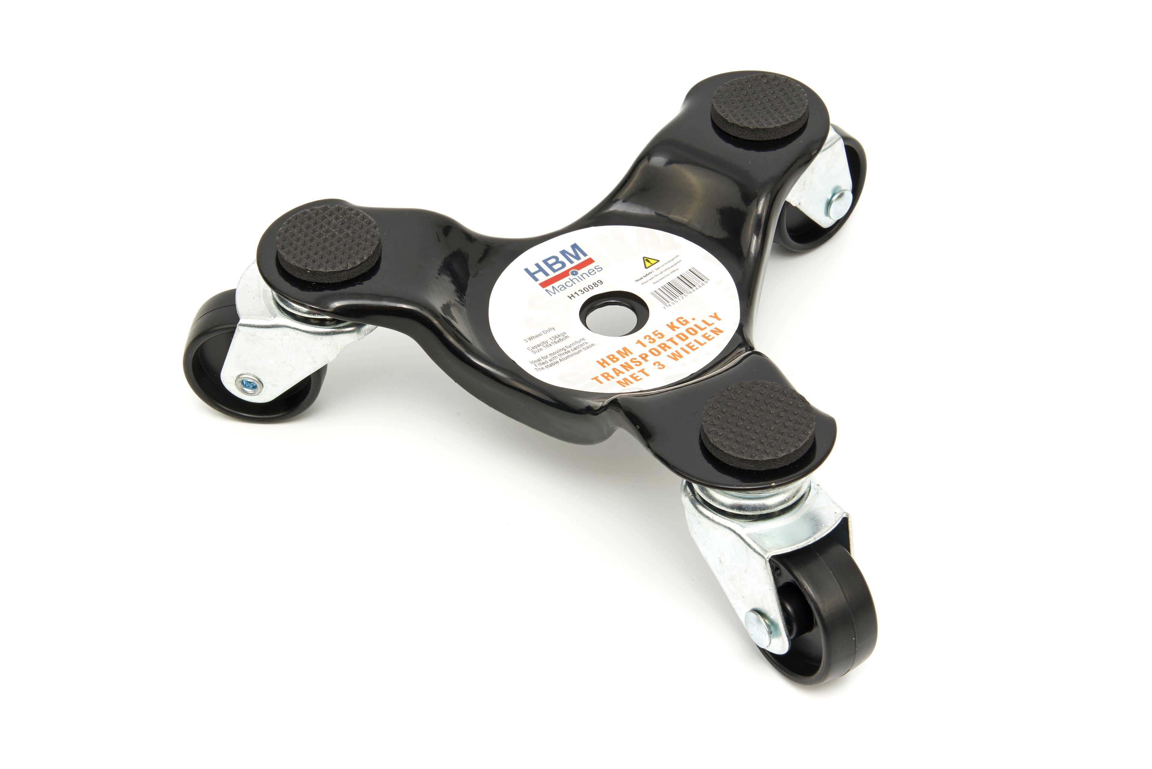 HBM Dolly de transporte de 135 Kg con 3 ru... | HBM Machines