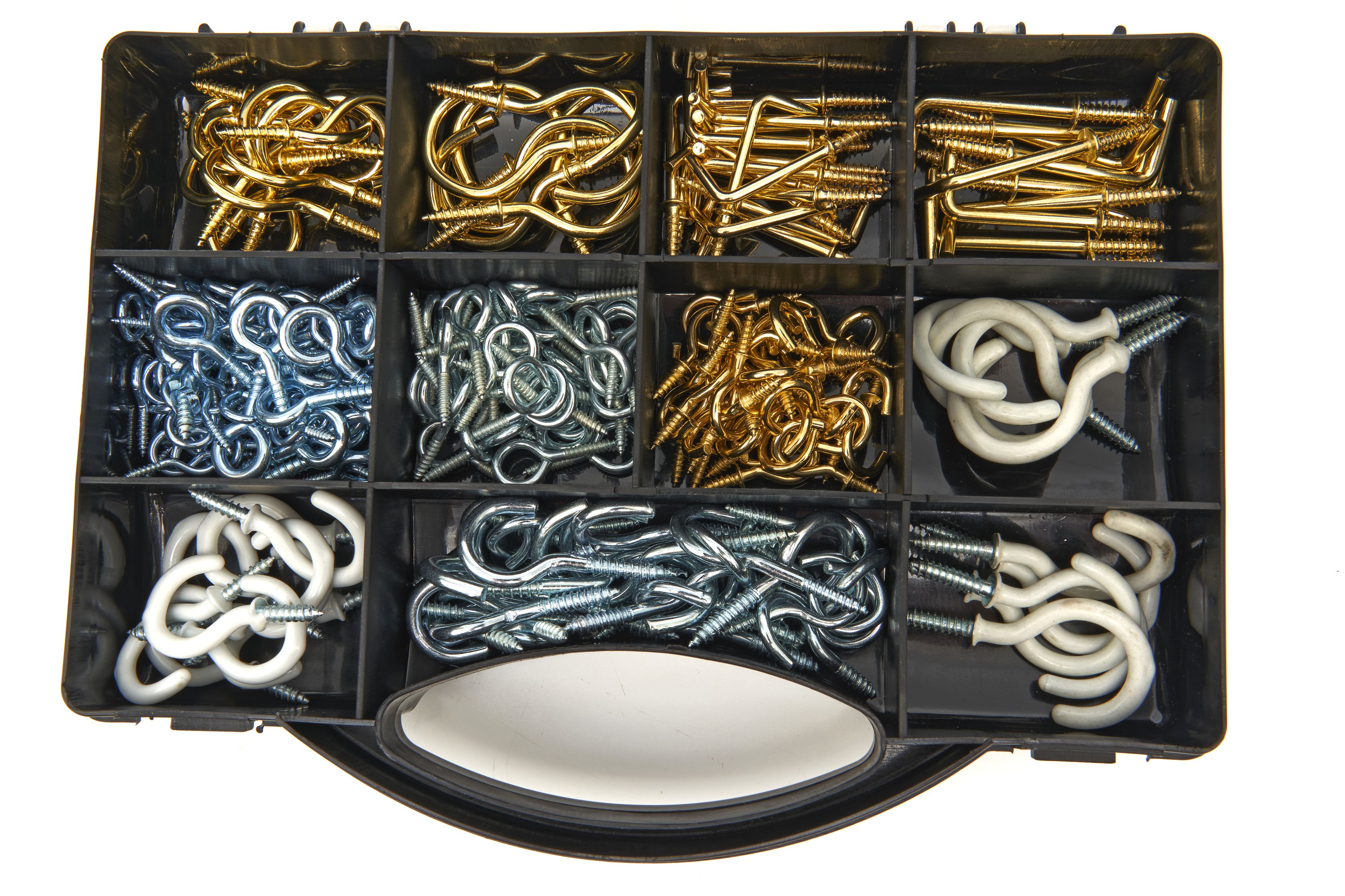 Modelcraft Assortimento Anelli Di Arresto E Viti – 5 Diametri Per Albero (2-6 Mm) – 25 Pezzi