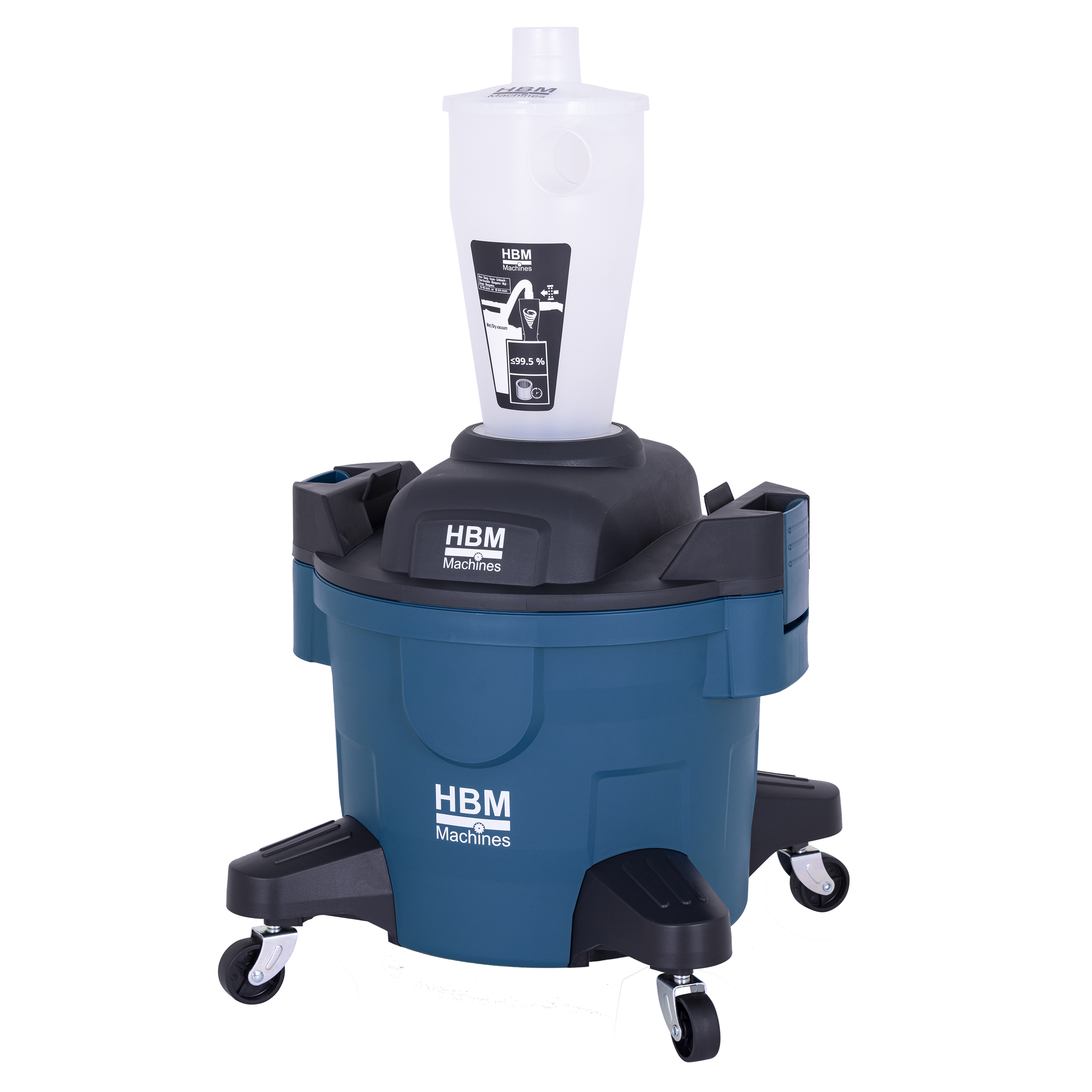 HBM stofafscheider 23 liter | HBM Machines