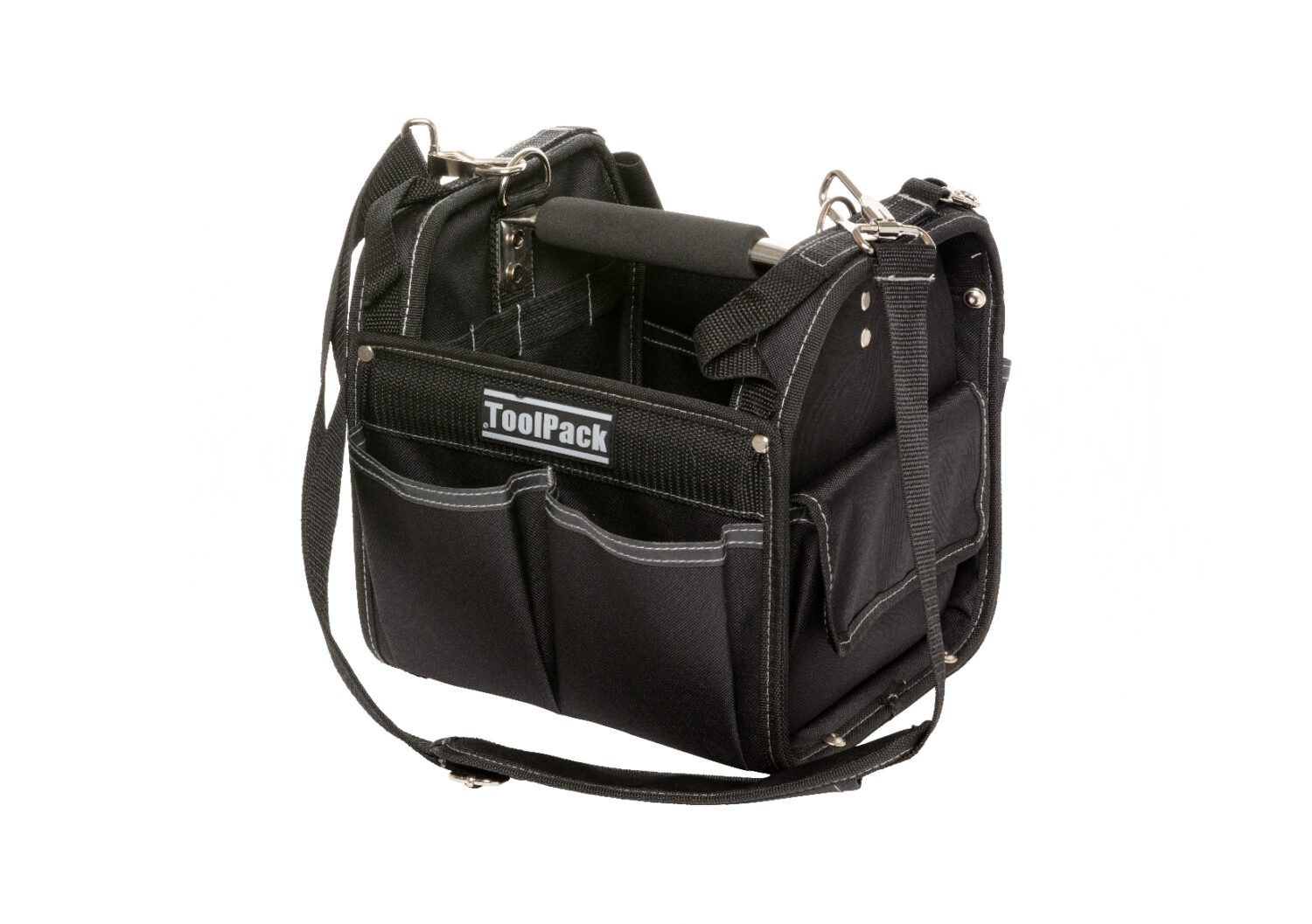 Canvas Tool Roll Bag, Multifunctionele Tool Bag met 4 Zakken & 1 Afneembare Tool Roll