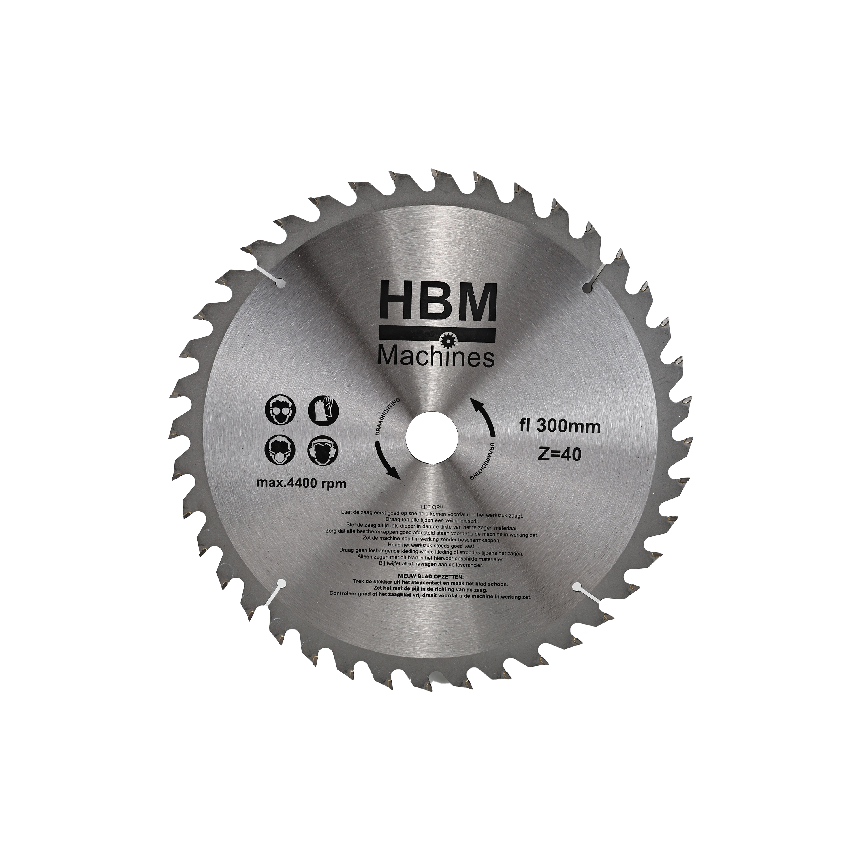 TCT30580T Saxton TCT Cirkelzaagblad 305mm x 30mm boring x