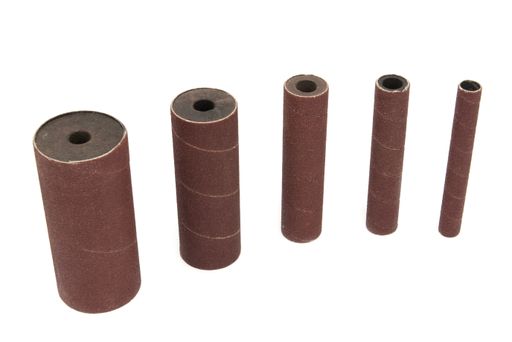 50 Manchons Abrasifs Grain 120 Pour Ponceuse à Tambour - Diamètre 3/8 Pouce, Longueur 1/2 Pouce - Pour Bois, Métal, Plastique