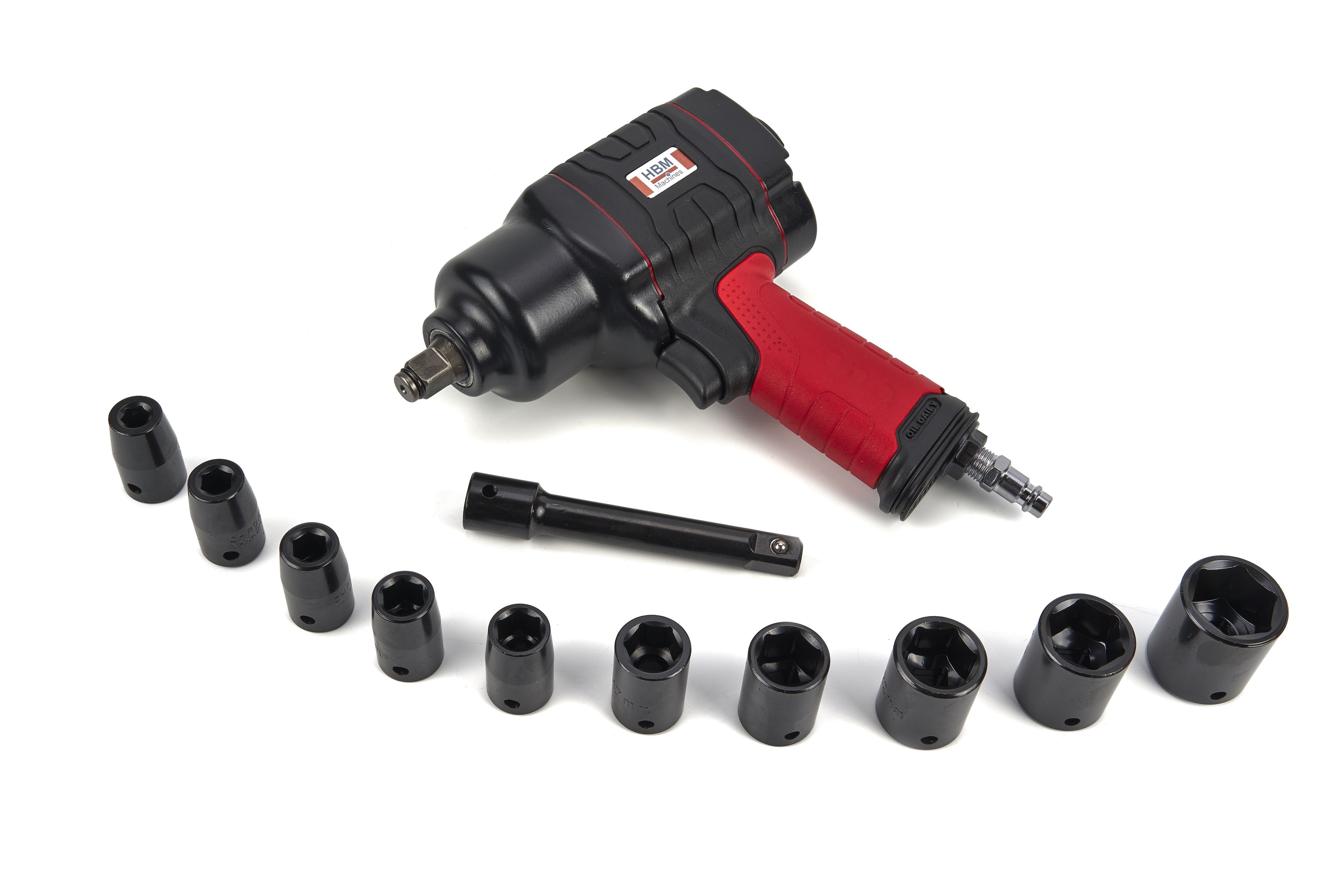 Jeu De Clés à Douilles à Chocs STIER Profi+ Extra Longues 1/2″, Ouv. 17