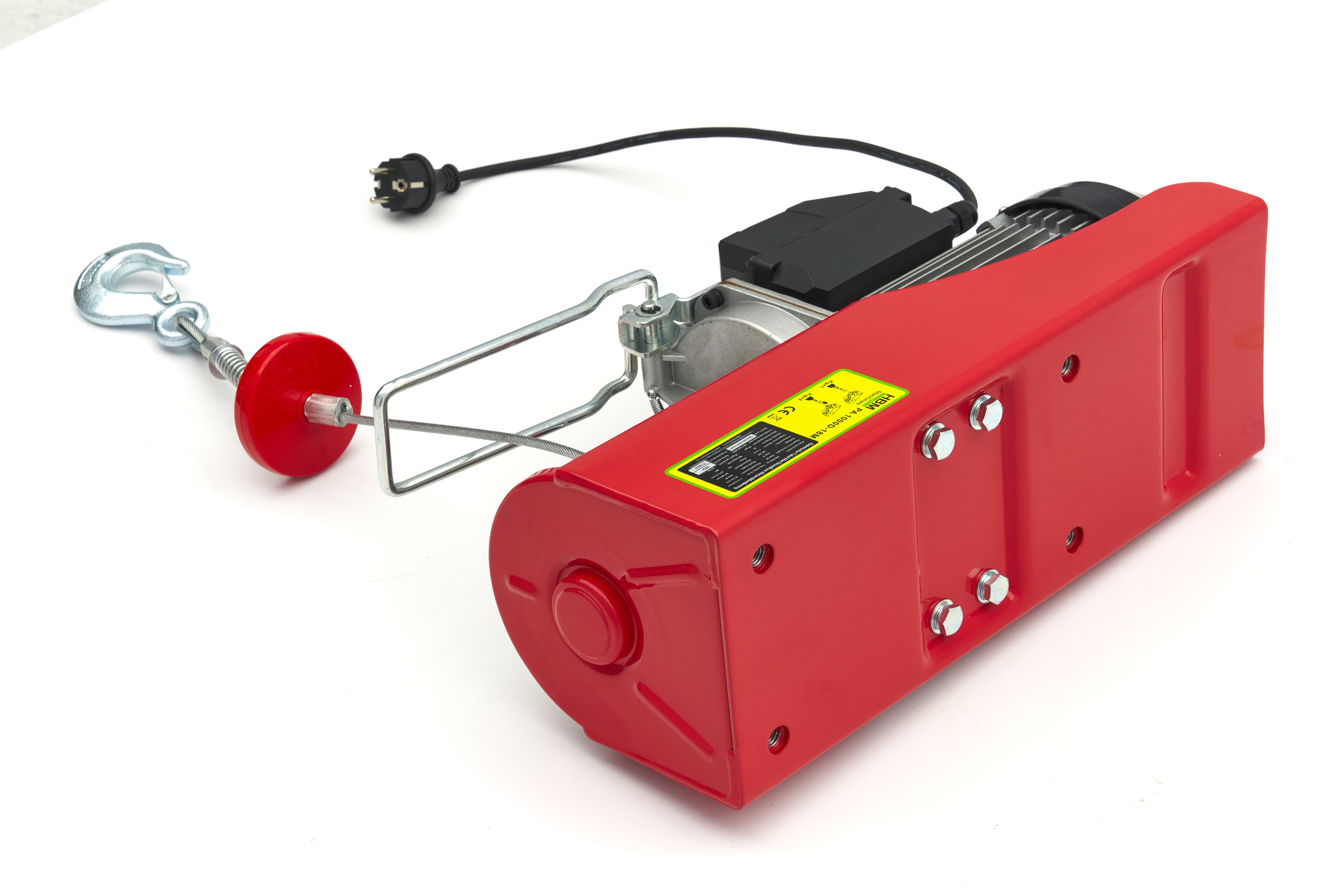 Treuil Électrique Pallit HOIST - 150 Kg/12 M Ou 300 Kg/6 M - Télécommande Câble - IP54 - Pour Chantier, Atelier