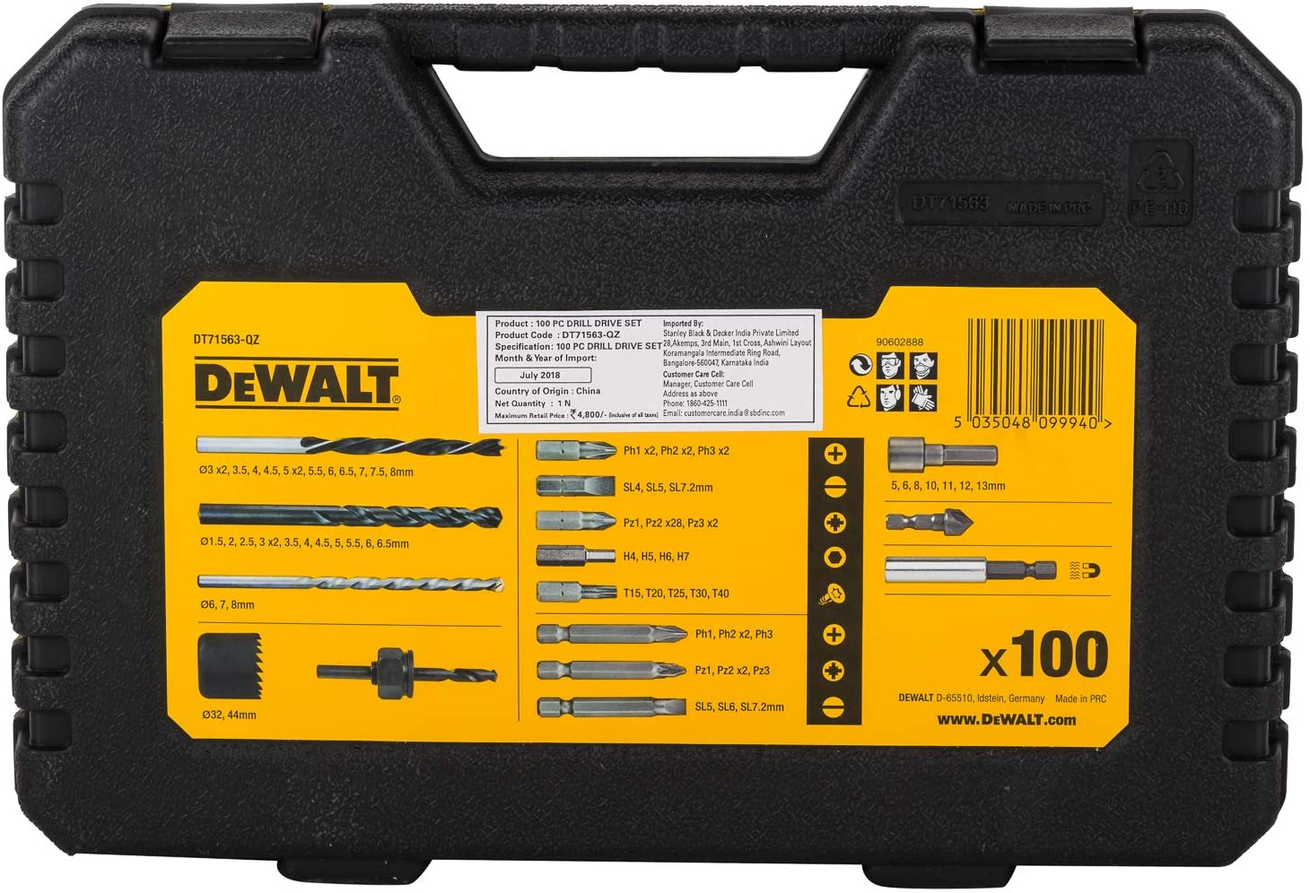 Dewalt Bit Set DT70717-QZ | HBM Machines