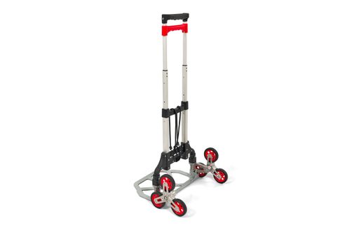 Carrello Pieghevole Per Scale In Alluminio – 6 Ruote, Portata 75kg, Borsa Inclusa