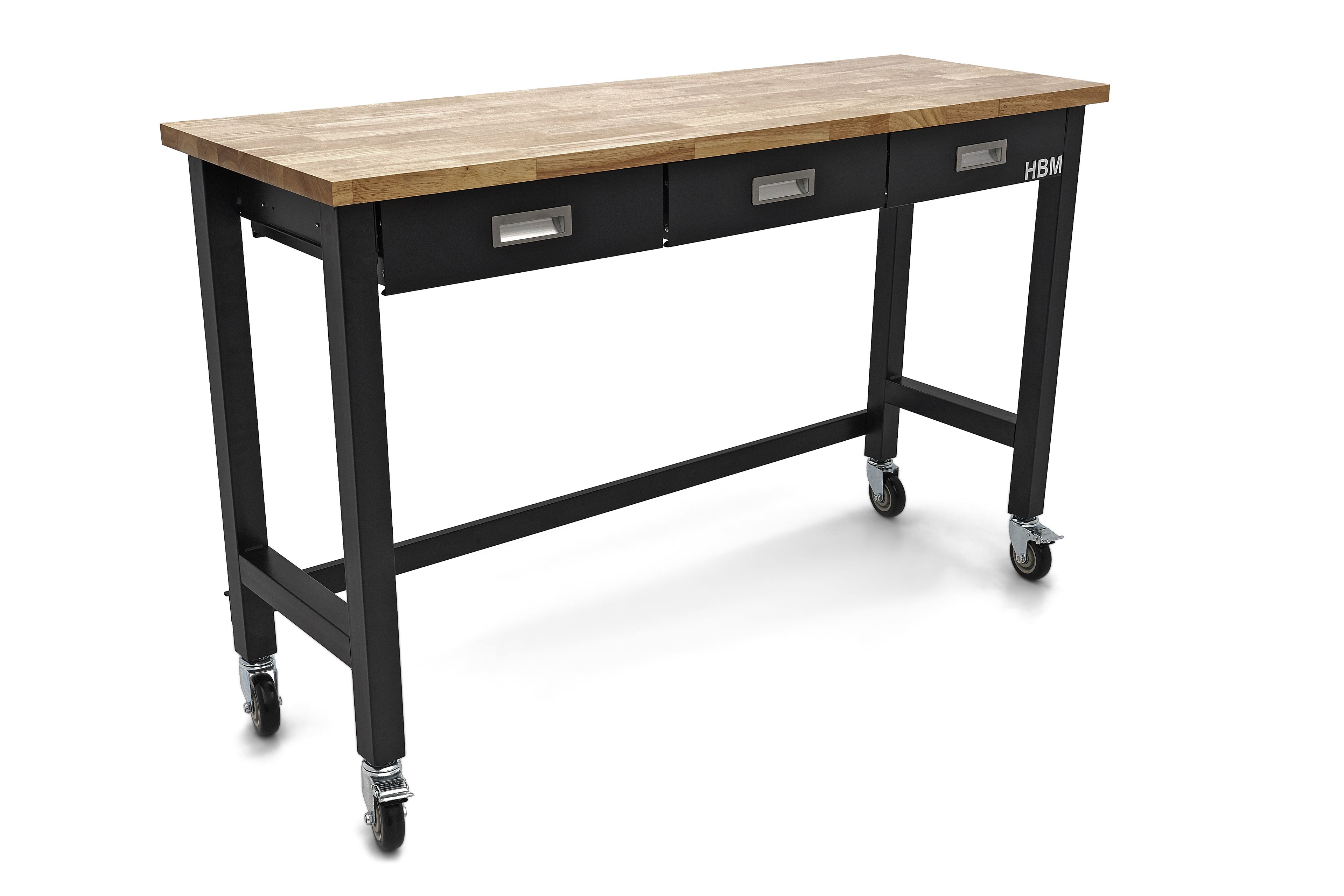 Etabli mobile réglable en hauteur L520mm 2 tablettes