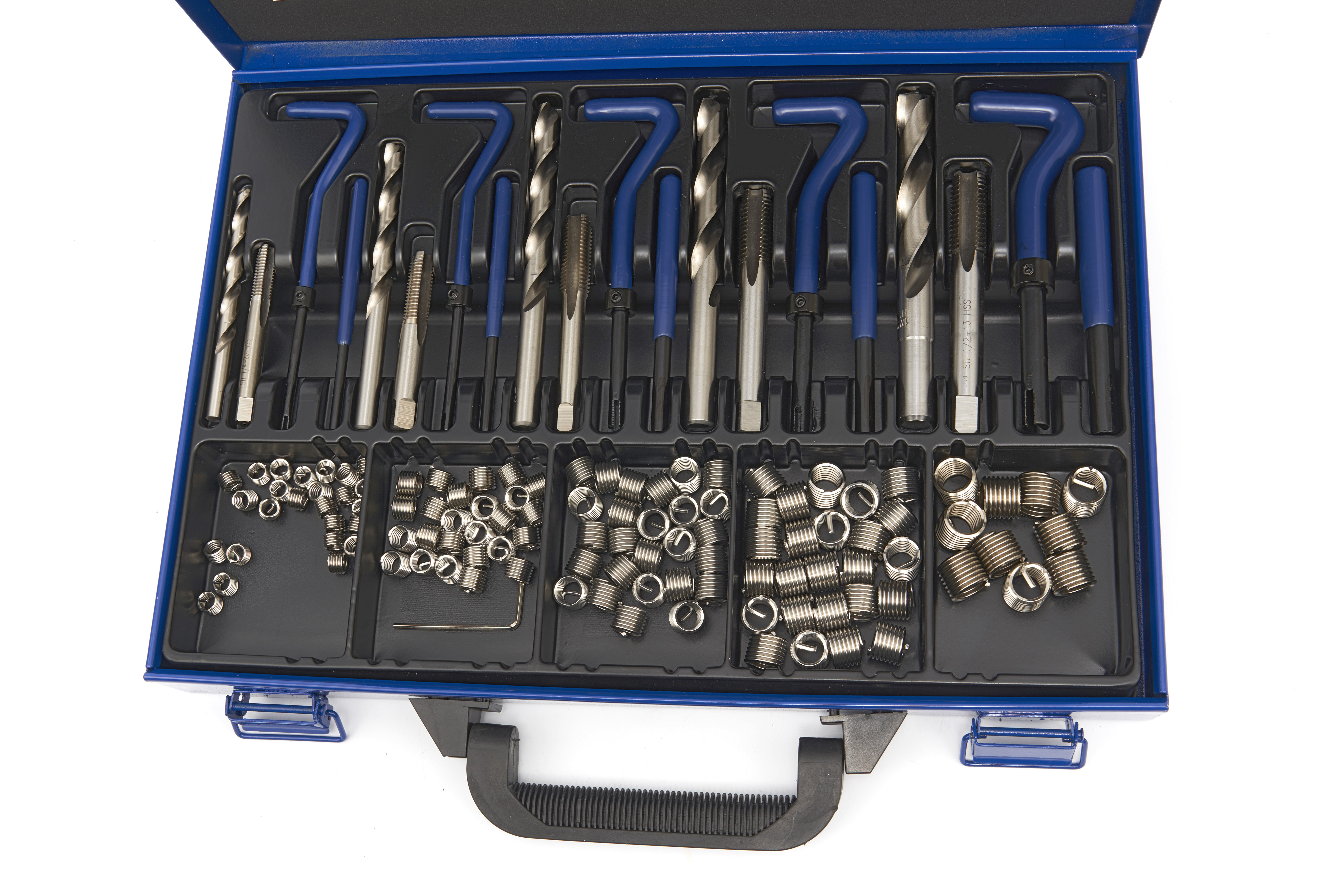 AB Tools-Unithread 5/16" X 18 Imperial UNC Touchez Kit Réparation HELICOIL Filets Endommagés 14pc Kit