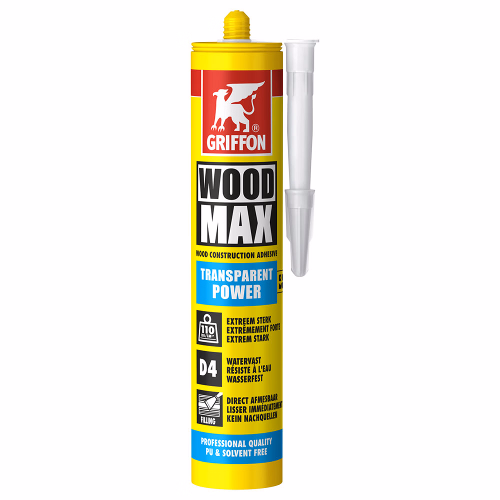 Griffon Wood Max Transparent Power Holzleim 380 gr