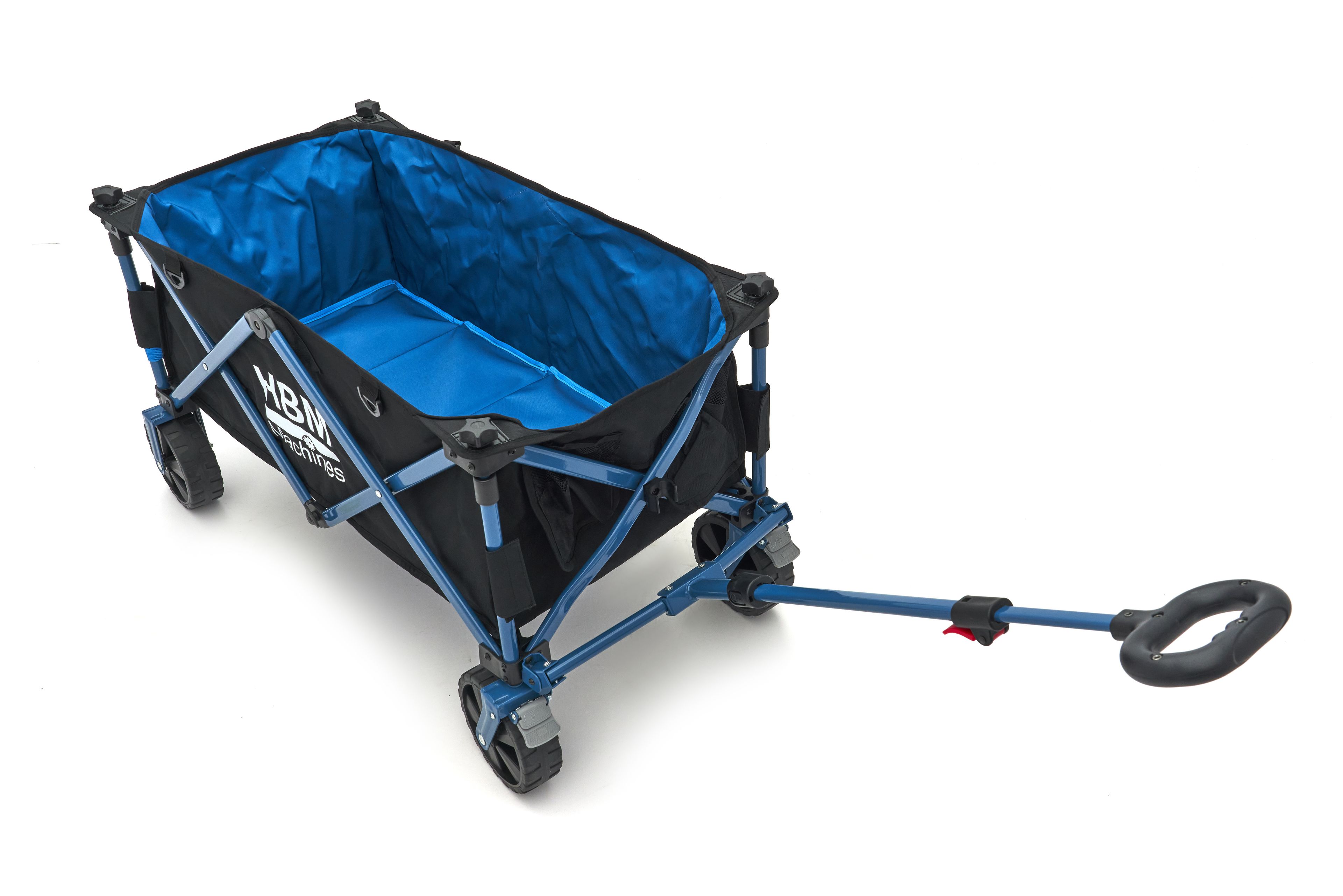 Opvouwbare bolderwagen - strandkar - PVC banden - 80 kg draagvermogen