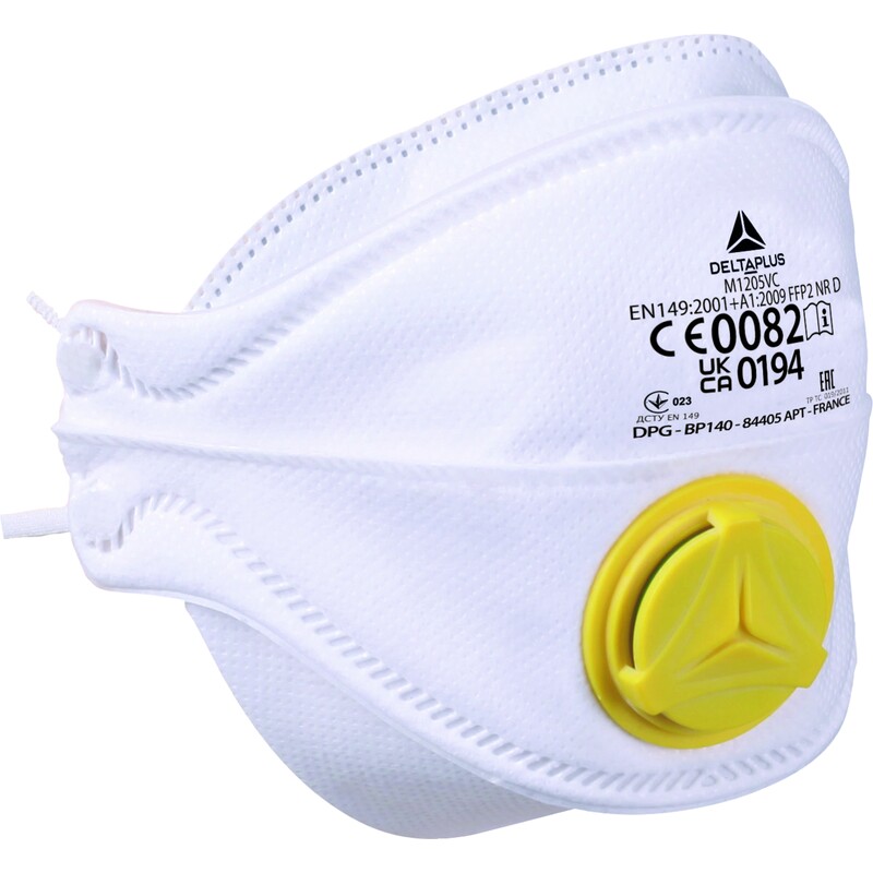 Delta Plus FFP2 Staubmaske mit Ventil, 10 Stück