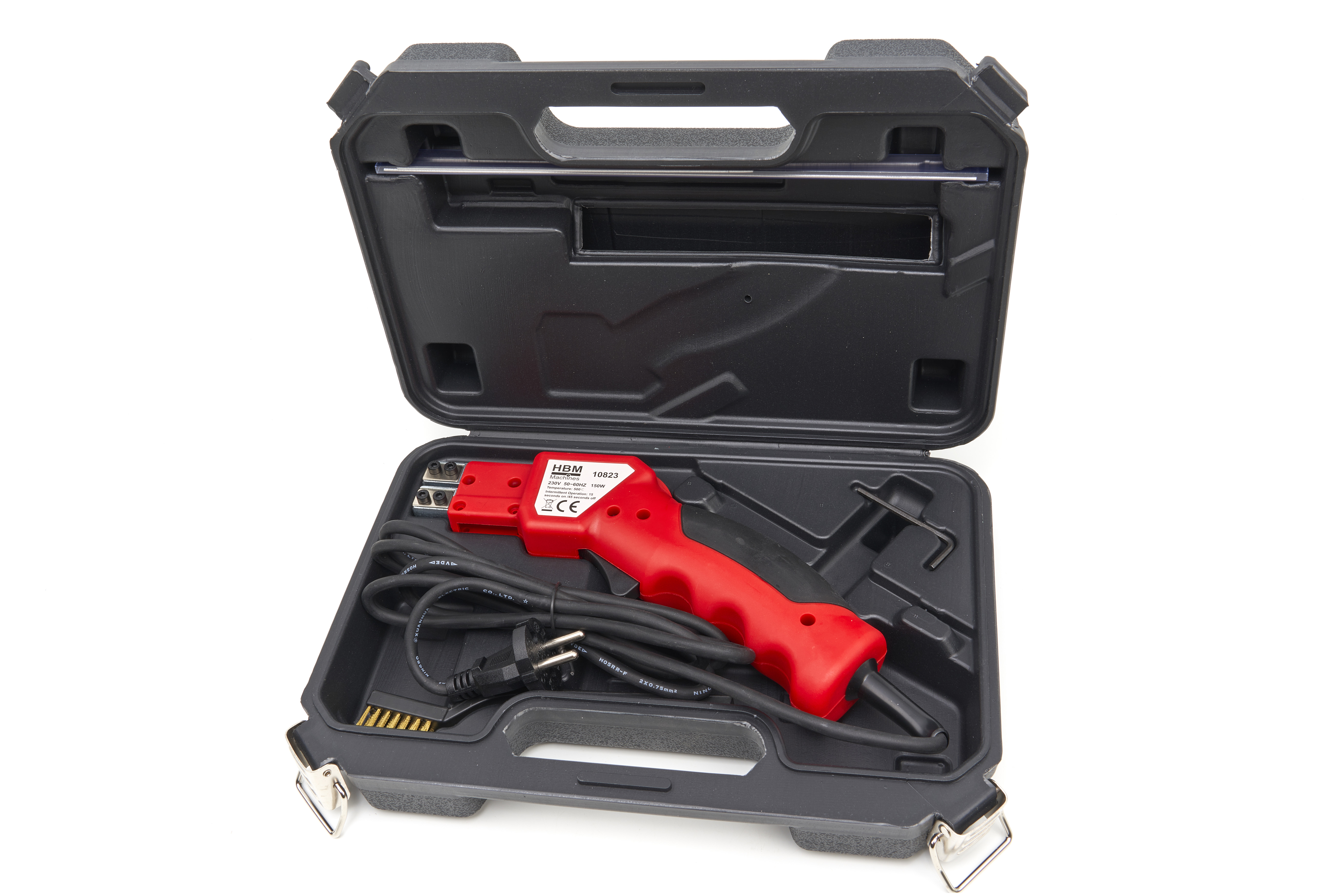 Boska Holland Kaashakker/Snijder | Met elektrisch verwarmd mes en werkplateau RVS | Snijdikte 0-6mm | 230V