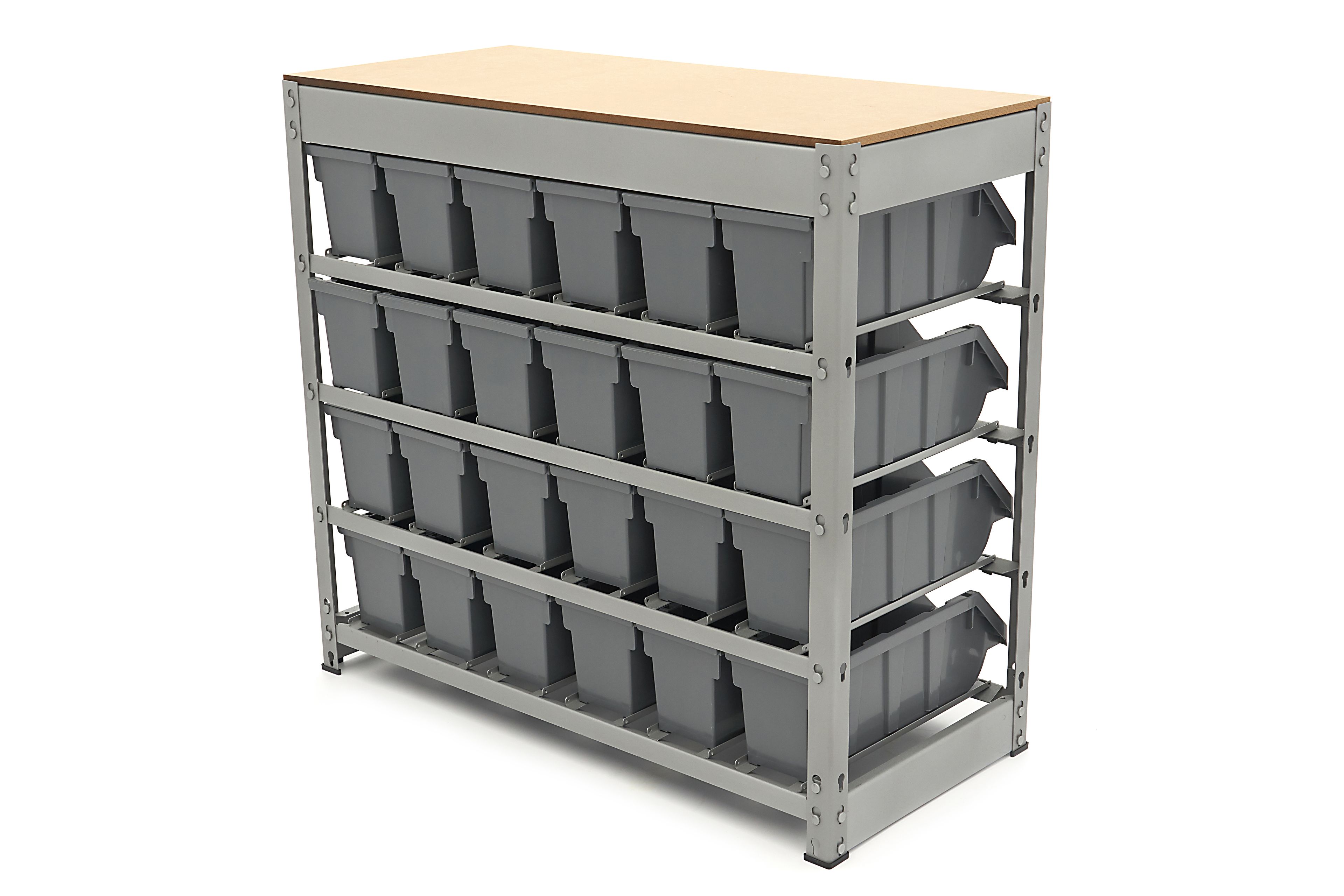 Sistema Archiviazione Piccoli Pezzi Rack Di Stoccaggio Per Contenitori ...