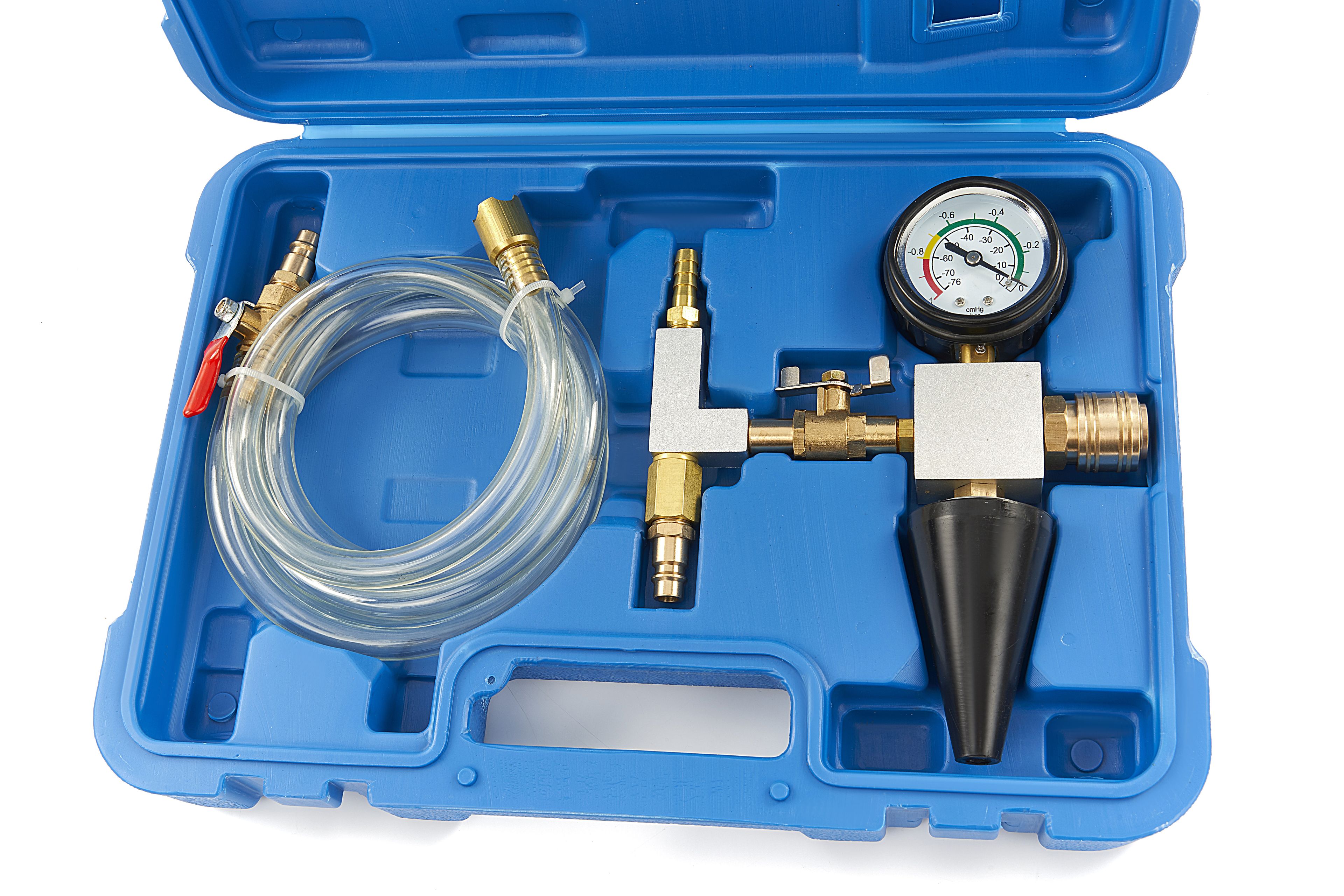 Kit De 28 Piezas Para Probar Y Purgar Sistema De Refrigeración, Prueba De Presión Y Adaptador, Marca KFZTEILESCHNELLVERSAND24