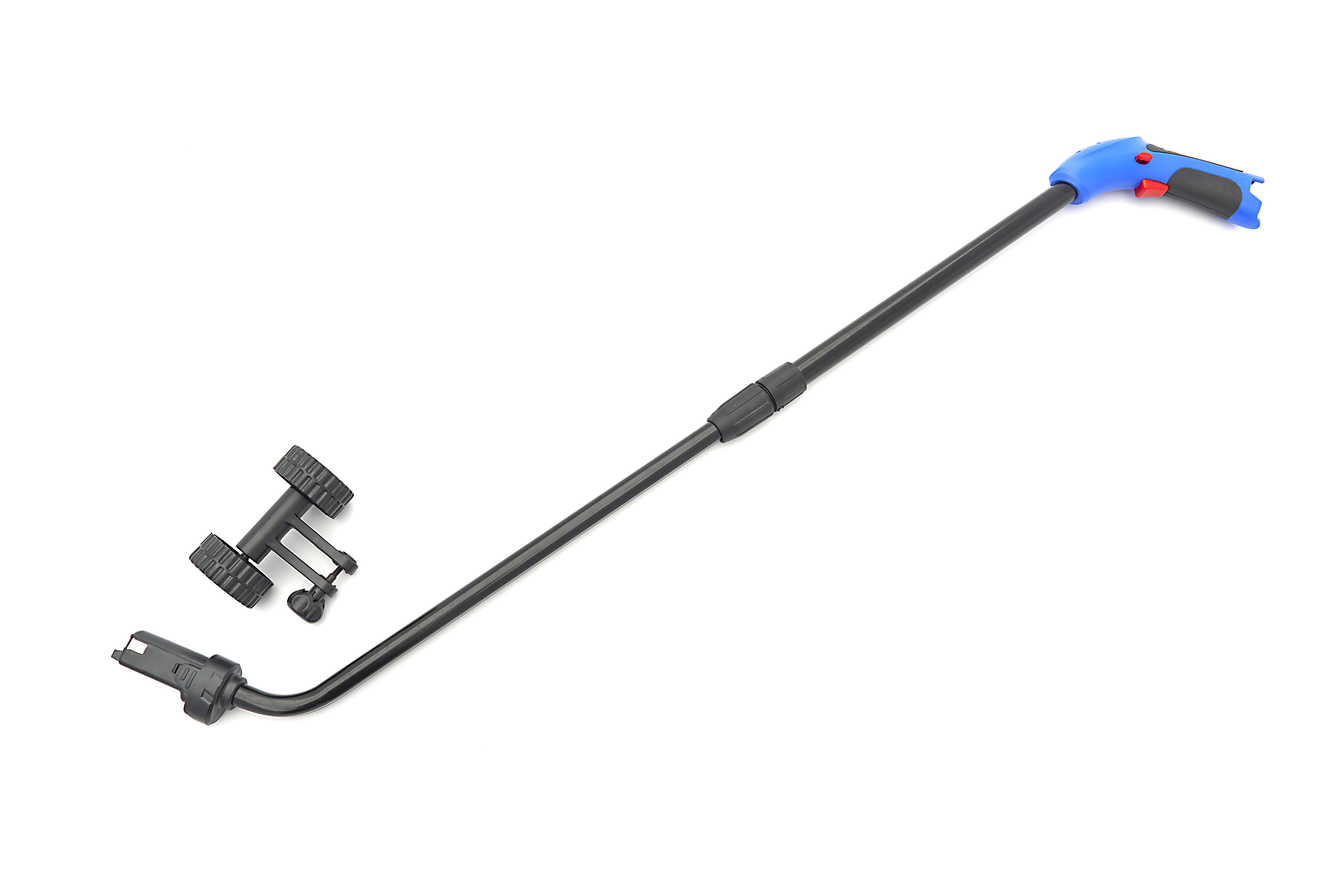 RLECS Manico Ricambio Per Testa Aspirapolvere Piscina - 2 Pezzi Con Clip A V E Perni, Blu