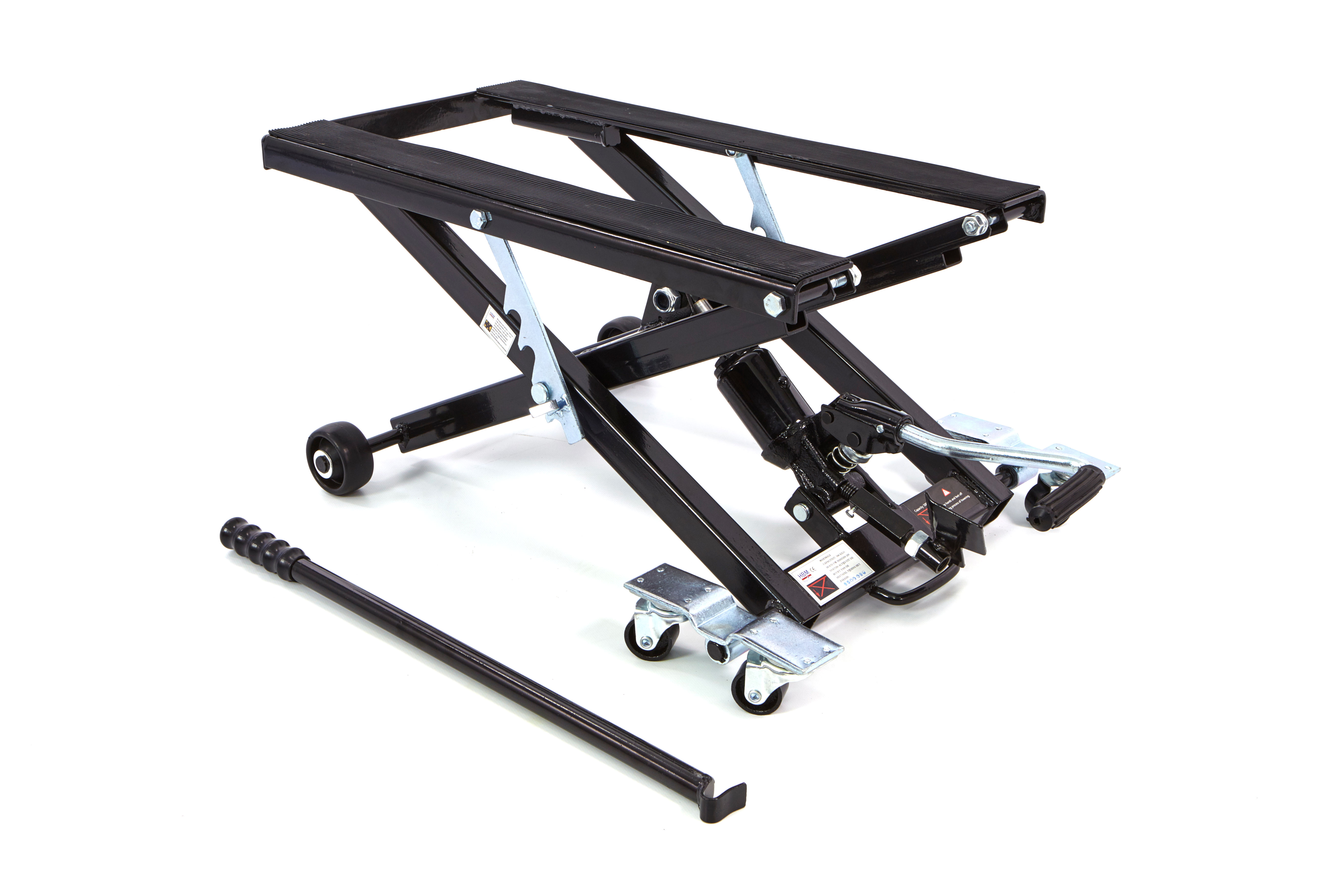 HINOPY Béquille Hydraulique Moto - Pont Élévateur Universel 150kg Pliable