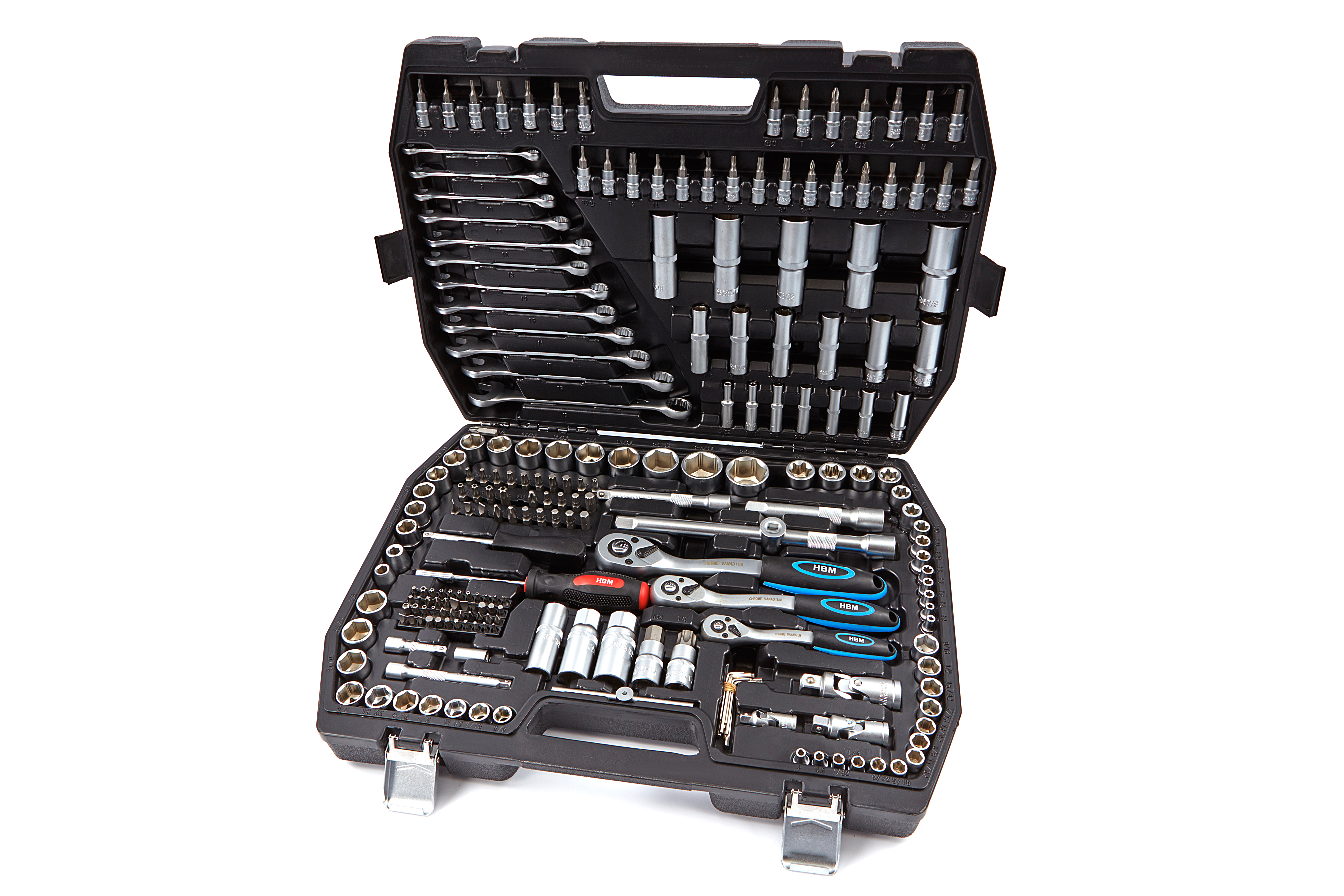 HBM Mallette de douilles de 216 pièces