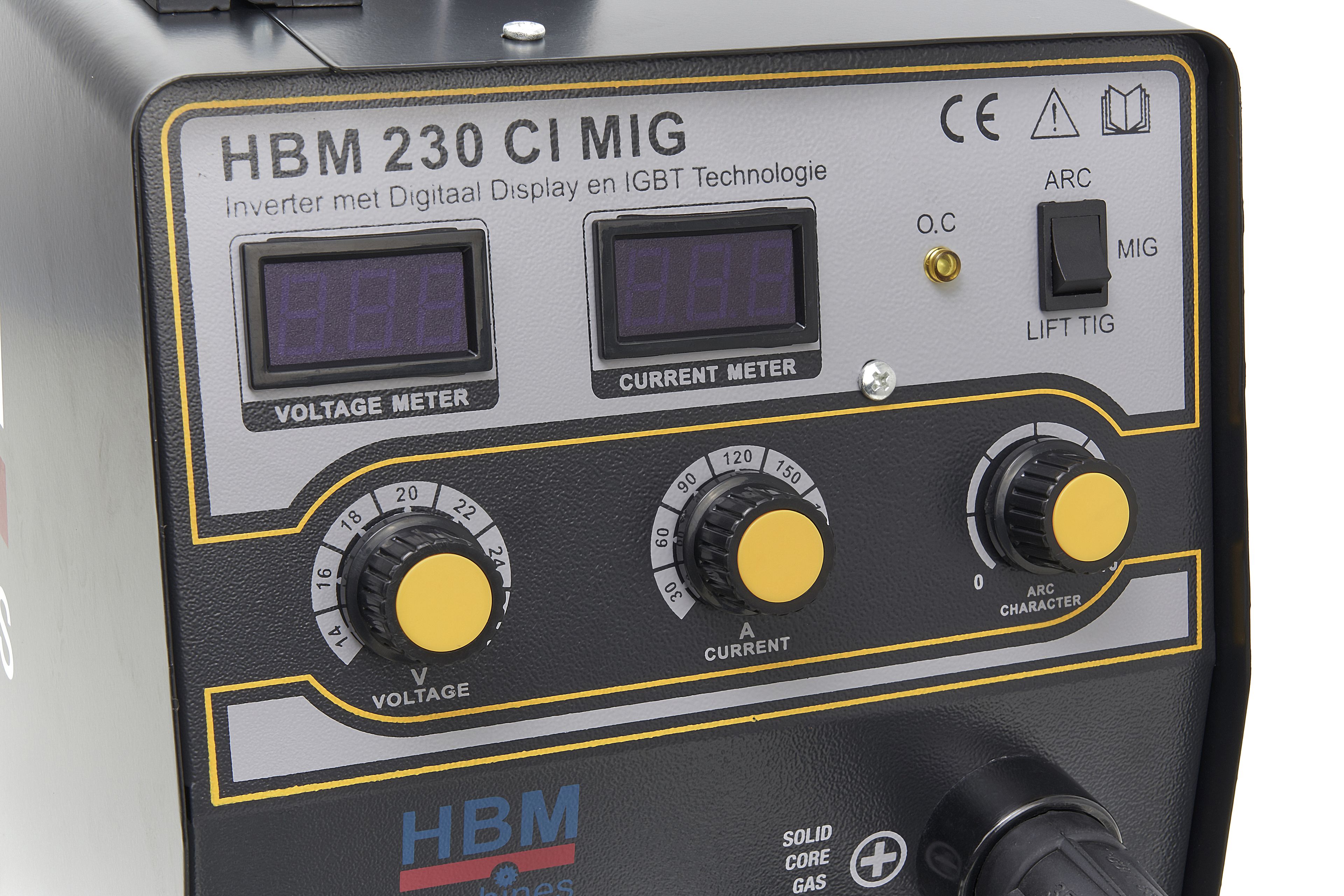 HBM 230 CI MIG-Inverter-Schweißgerät mit D... | HBM Machines