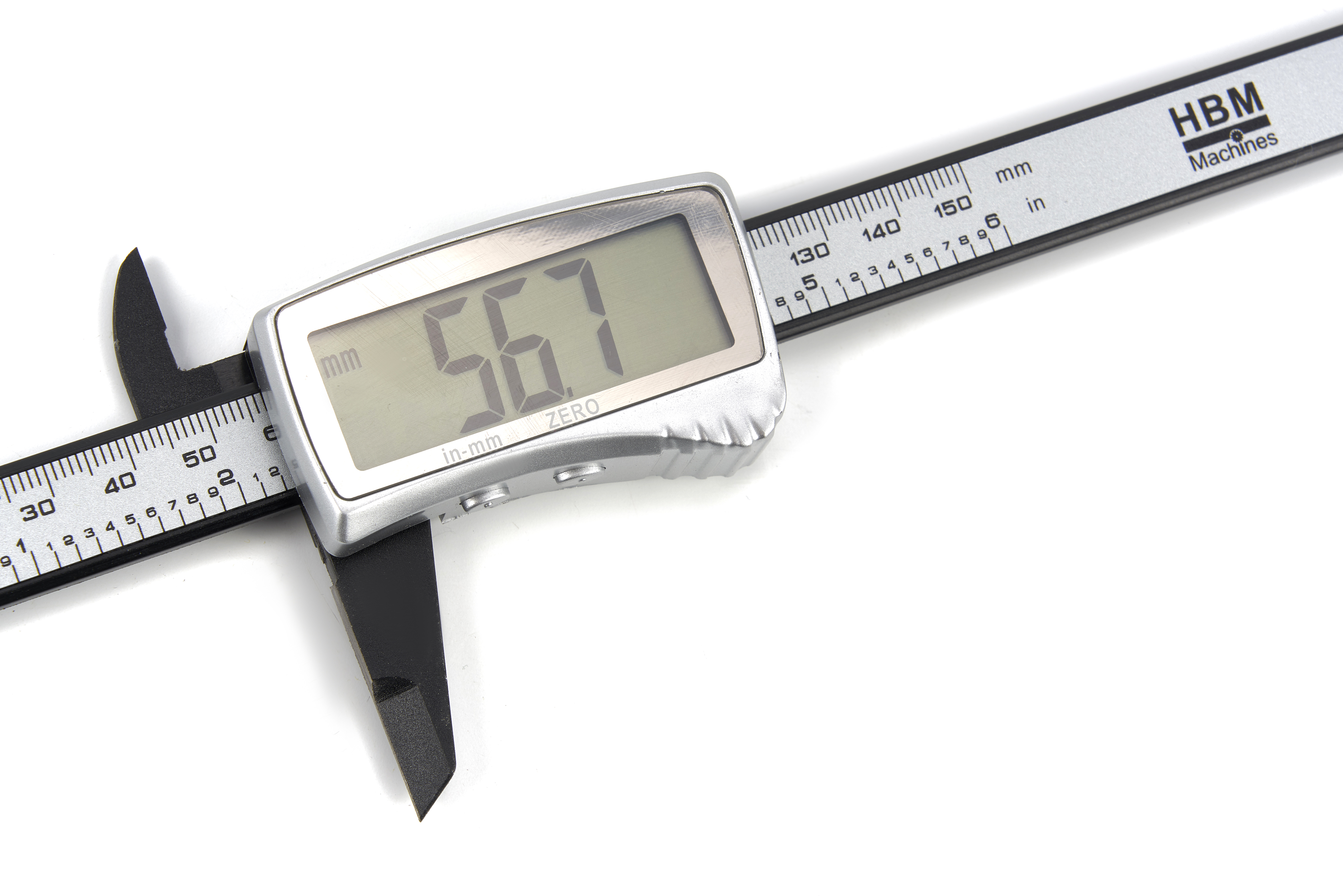 150 mm / 300 mm digitale elektronische schuifmaat, schuifmaat meetinstrument met meetinstrument met lange bek, met groot LCD-scherm, automatische uitschakelfunctie en inch(150MM