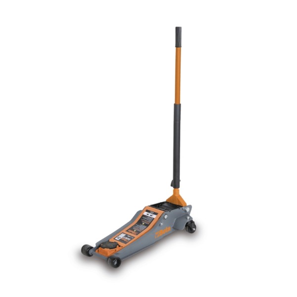 STIX Hydraulische Garagekrik 3T – 75-505 Mm Met 2 Steunbokken, Ideaal Voor Personenauto's En Lichte Bedrijfsvoertuigen